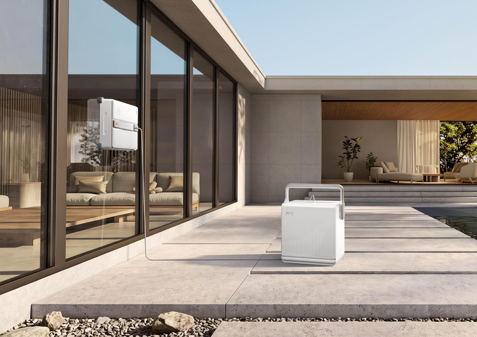 London Design Awards Winner - MOVA WINDOW CLEANING ROBOT - T1 STATION 