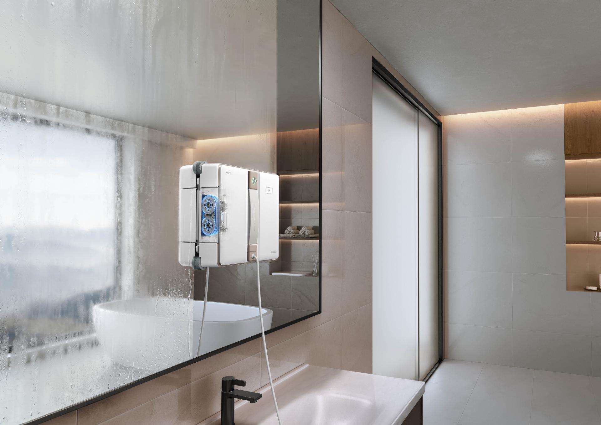 London Design Awards Winner - MOVA WINDOW CLEANING ROBOT - T1 STATION 