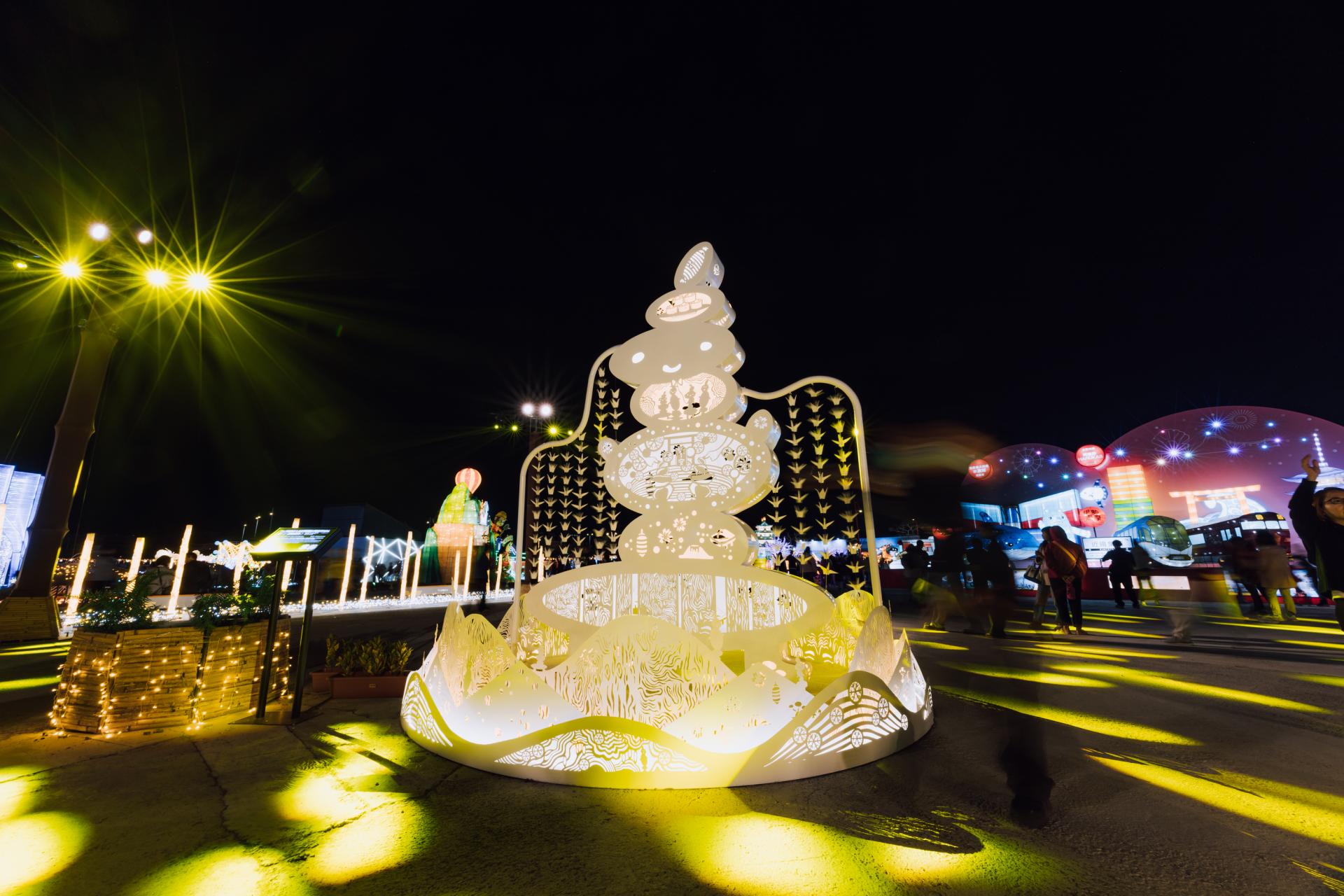 London Design Awards Winner - Taiwan Lantern Festival - Light Arrives in Chiayi Pavilion