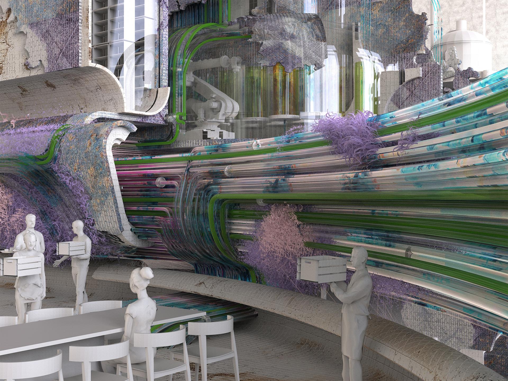 London Design Awards Winner - Algae Food Bank: Reactivating Nature