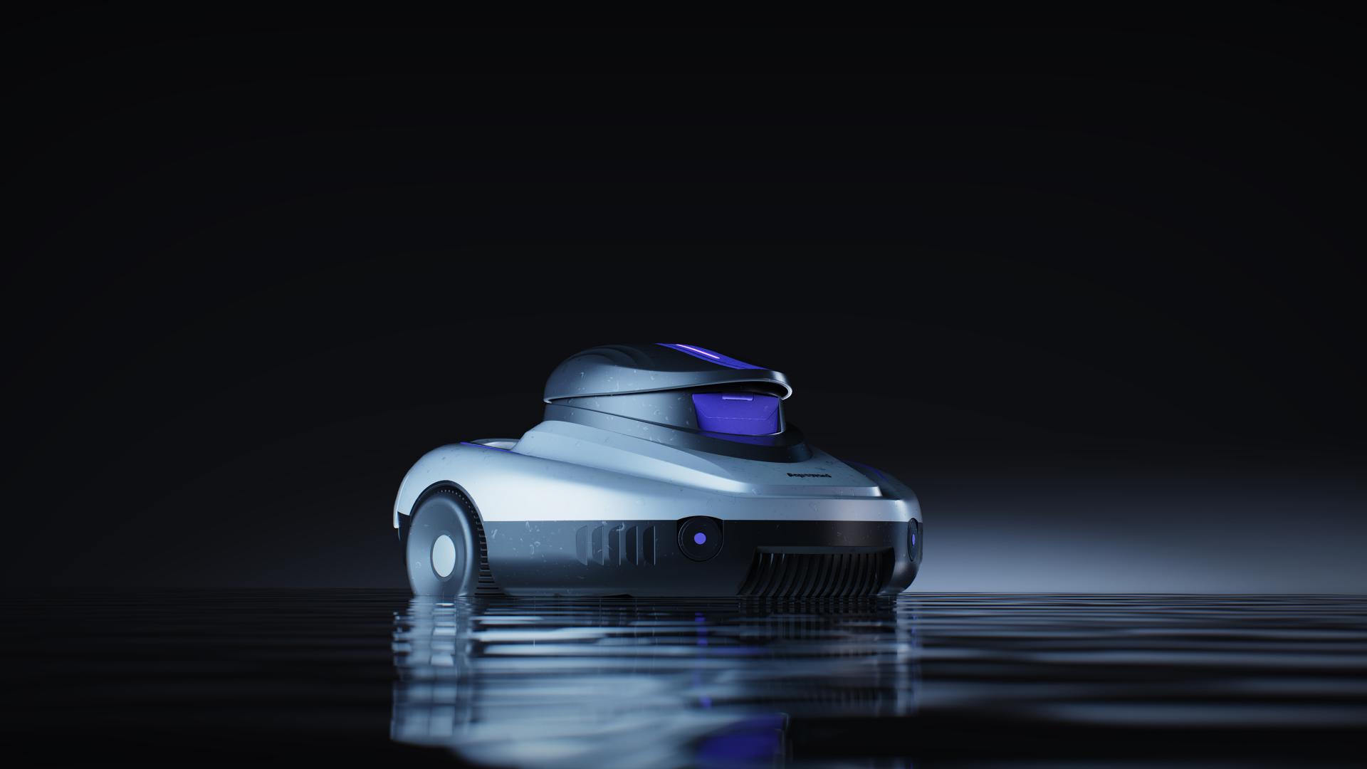 London Design Awards Winner - Aquasoul Pool Cleaning Robot