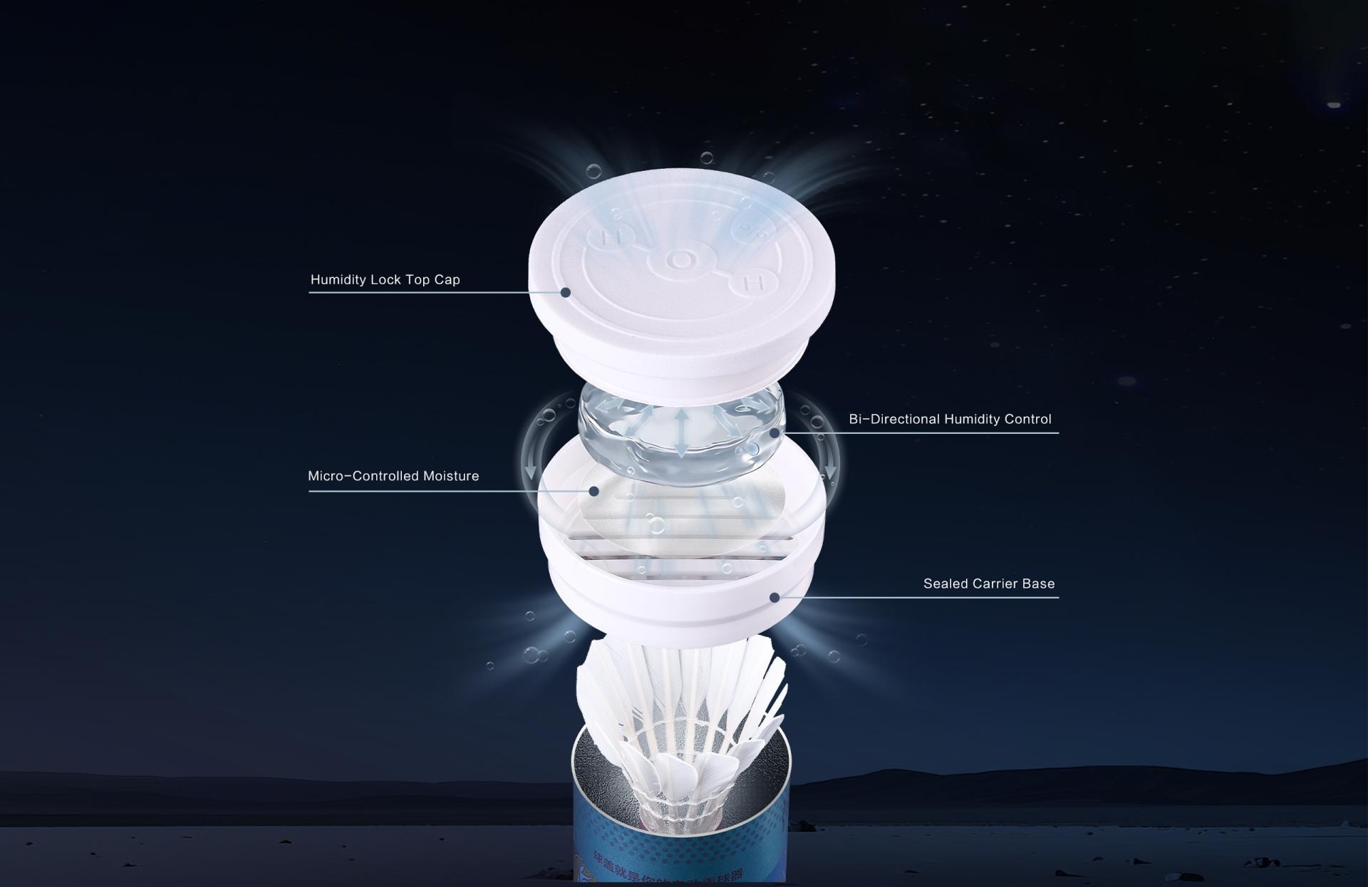 London Design Awards Winner - One's Member Flying Bird Steam-Free Shuttlecock