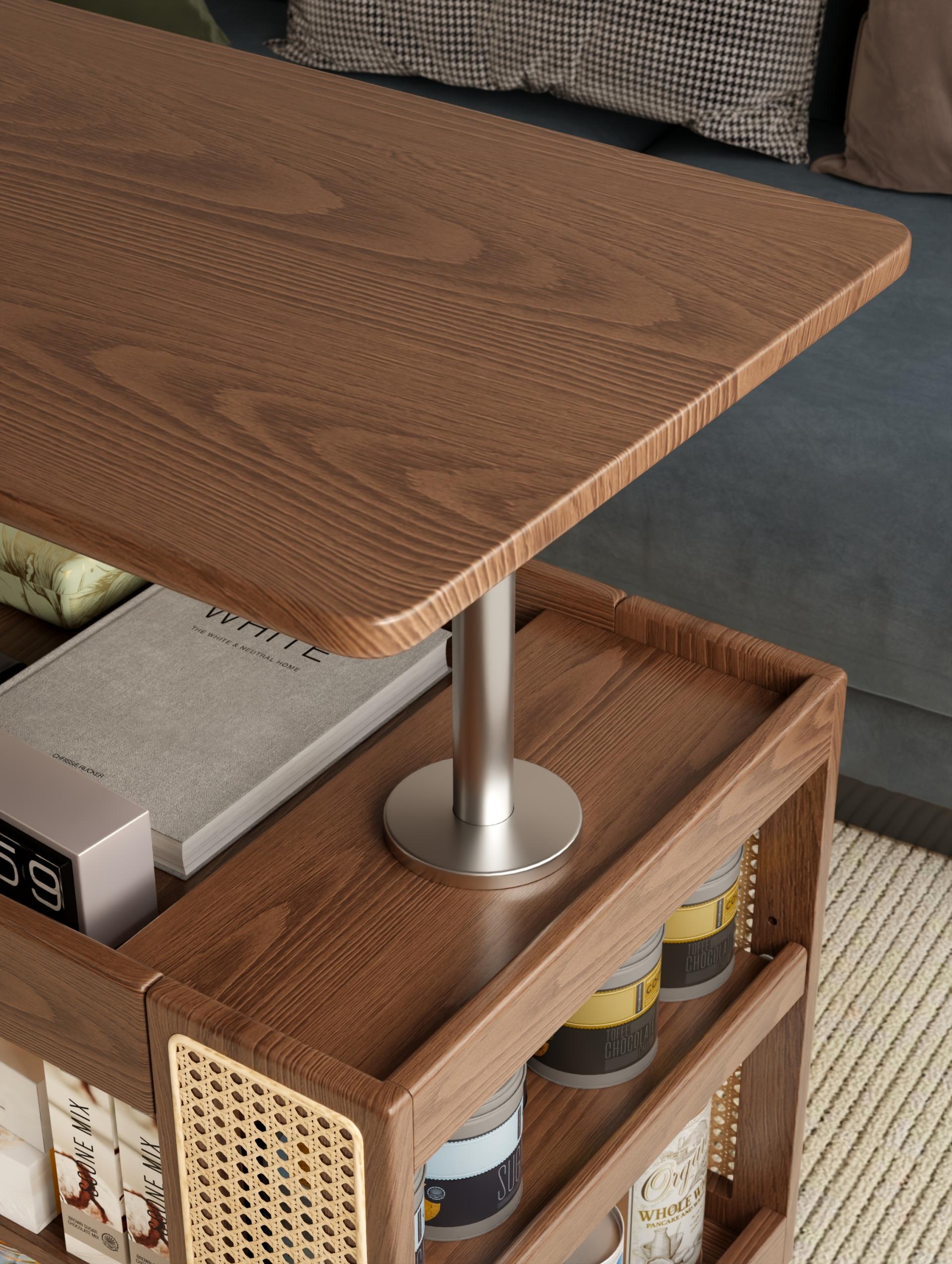 London Design Awards Winner - Solid Wood Retractable Side Table