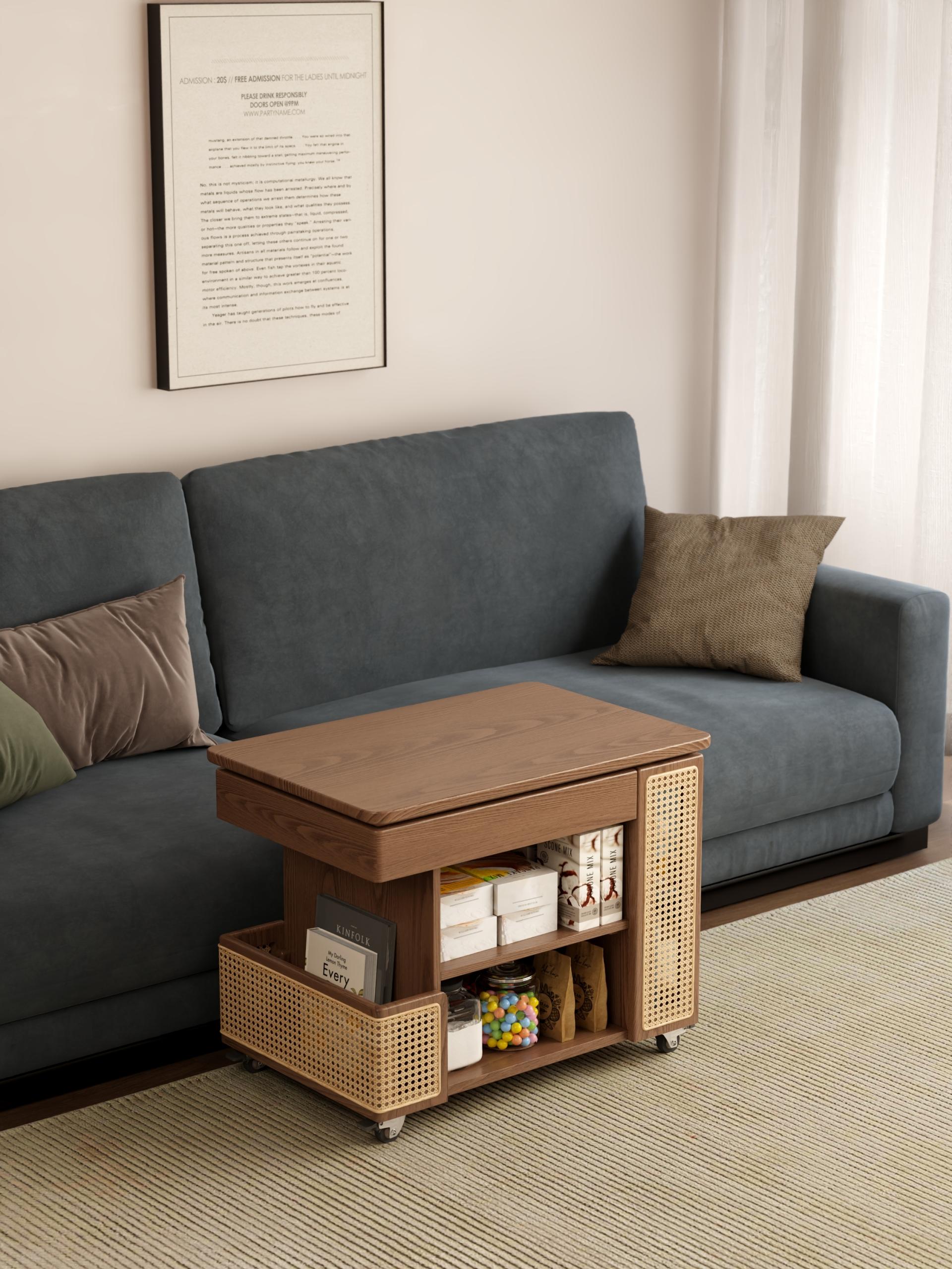 London Design Awards Winner - Solid Wood Retractable Side Table