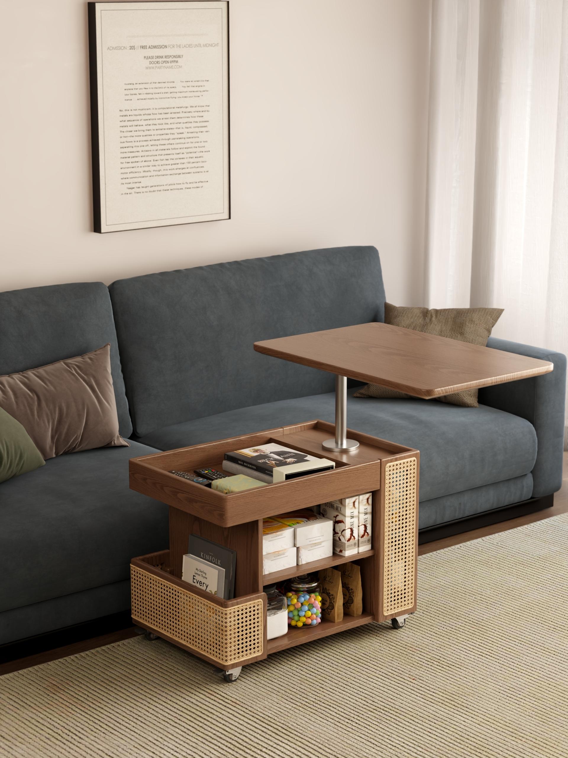 London Design Awards Winner - Solid Wood Retractable Side Table