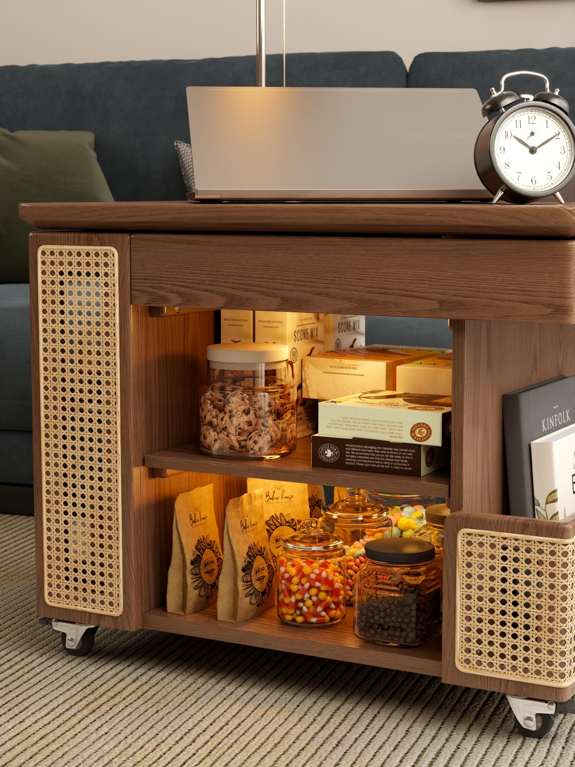London Design Awards Winner - Solid Wood Retractable Side Table