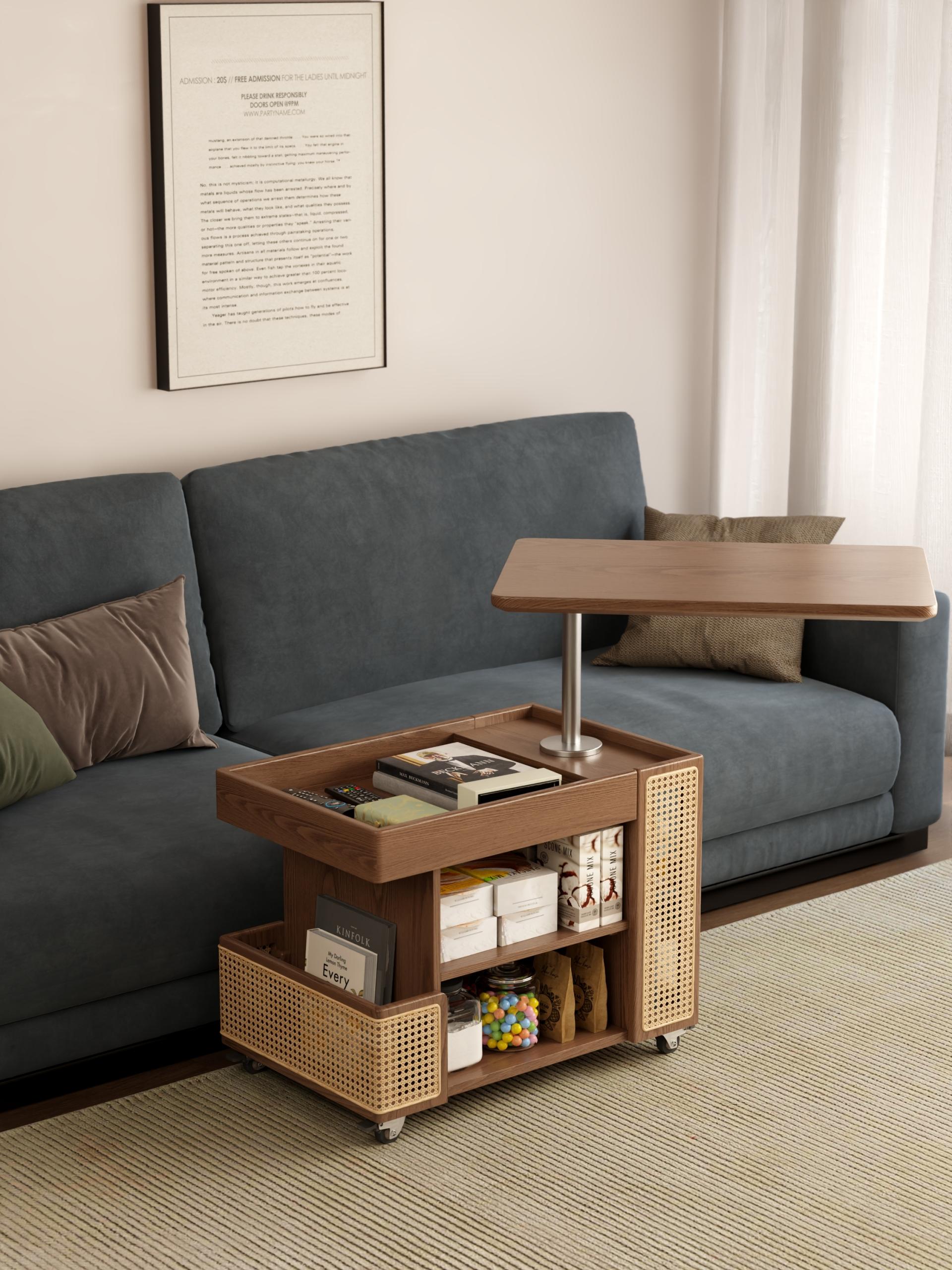 London Design Awards Winner - Solid Wood Retractable Side Table