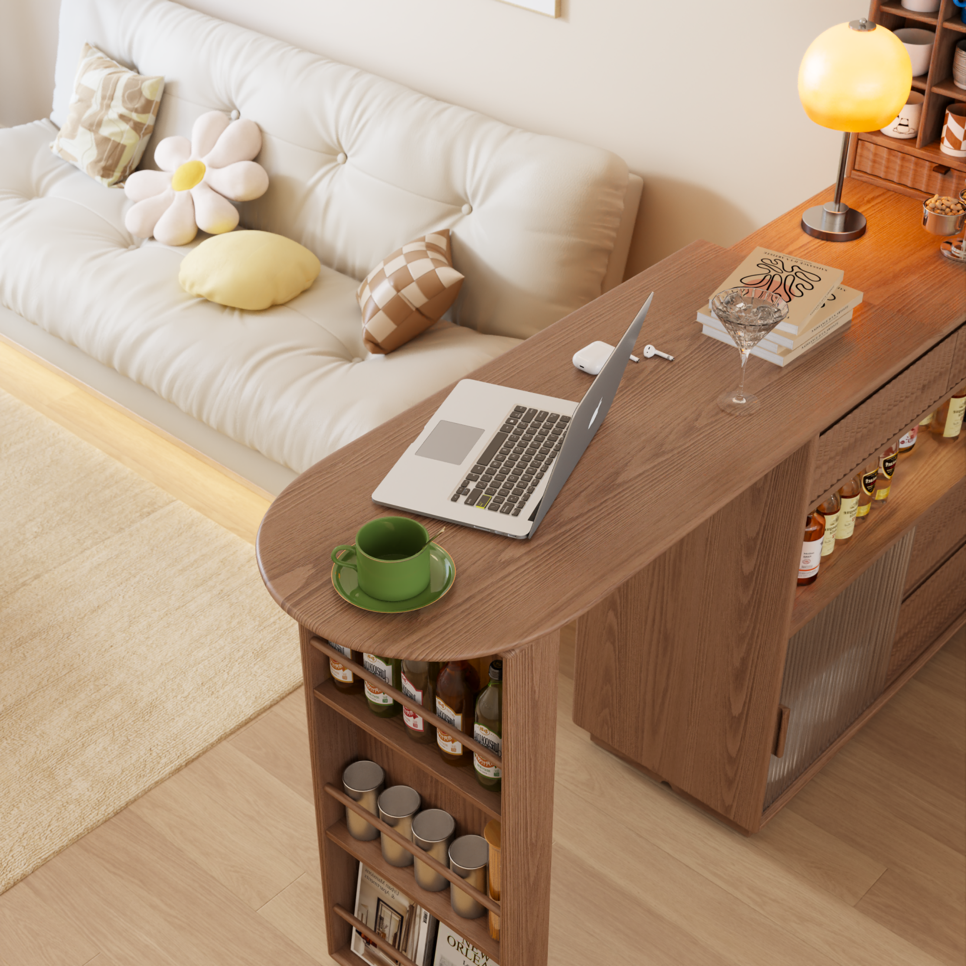 London Design Awards Winner - Solid Wood Bar Counter