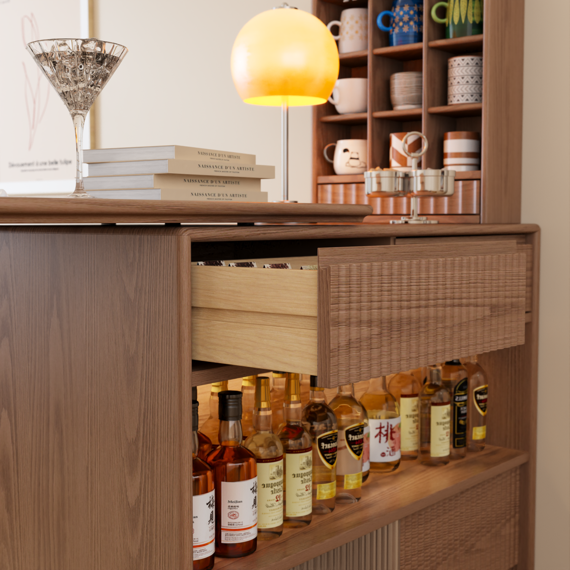 London Design Awards Winner - Solid Wood Bar Counter
