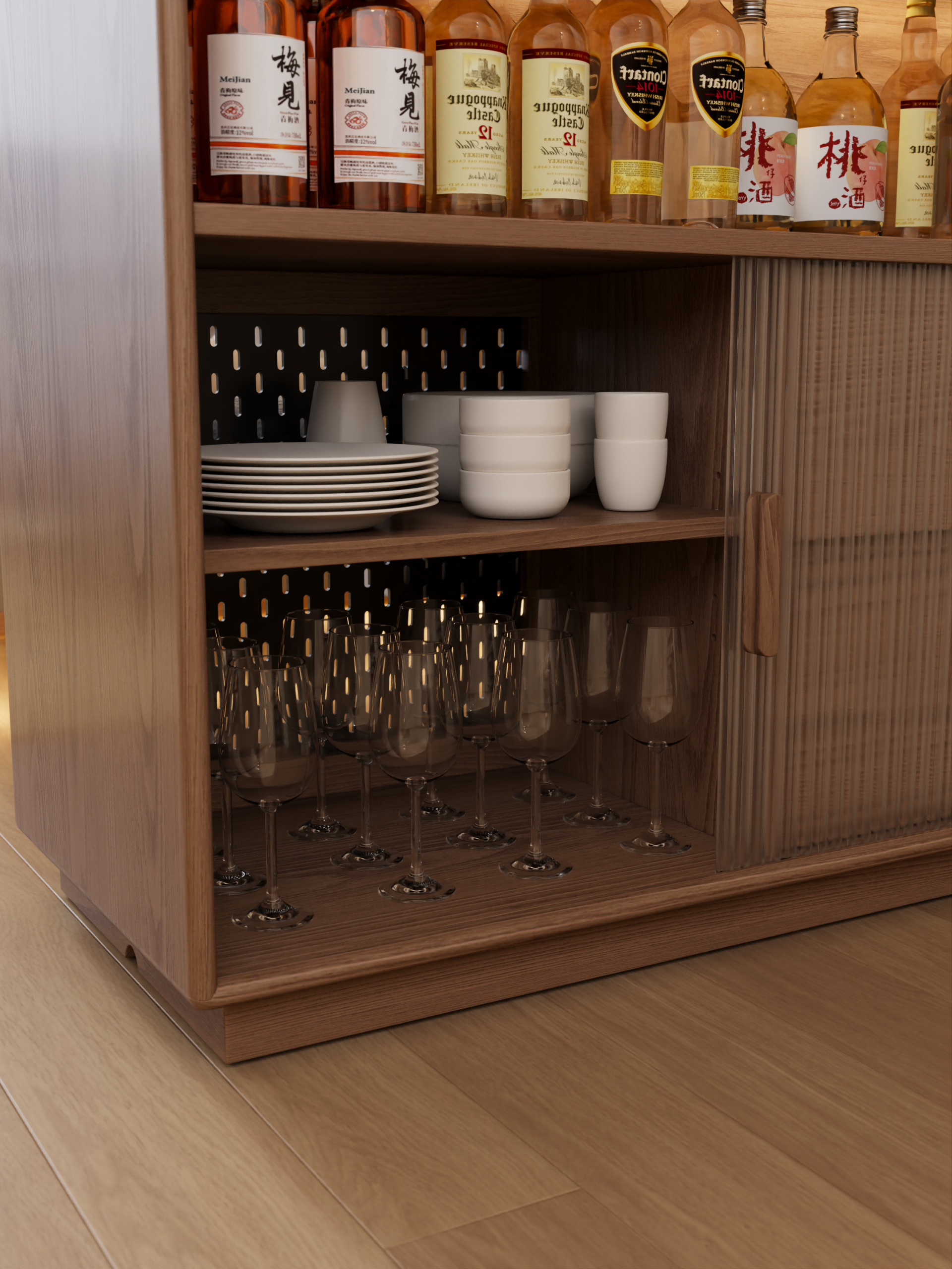 London Design Awards Winner - Solid Wood Bar Counter