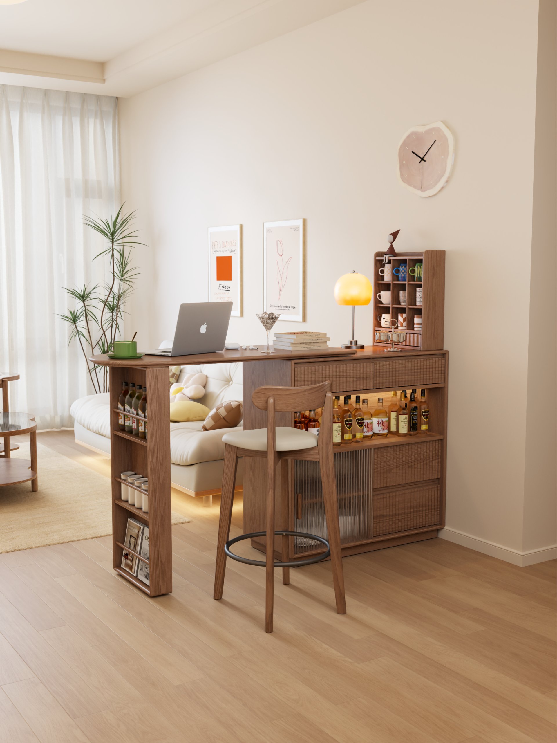 London Design Awards Winner - Solid Wood Bar Counter
