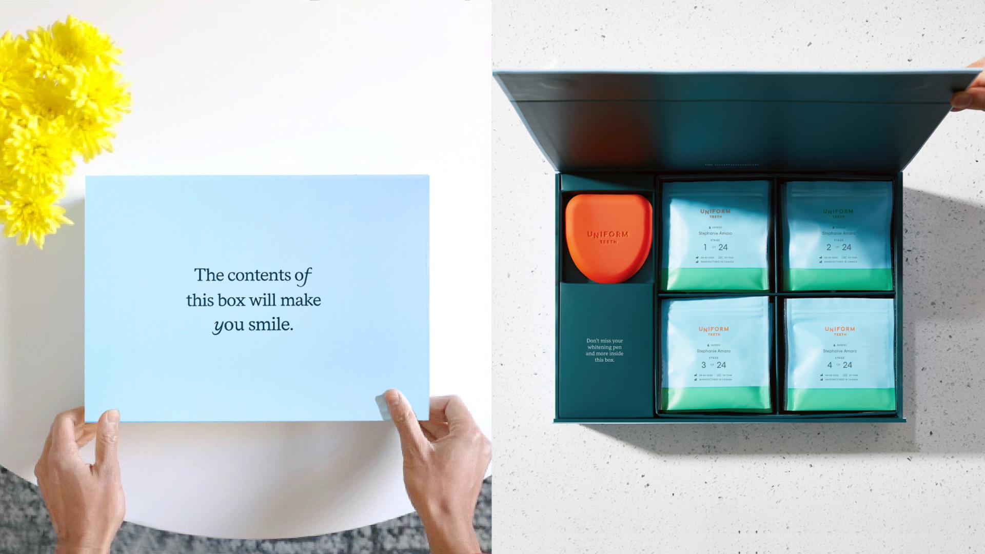London Design Awards Winner - Uniform Teeth Clear Aligner Packaging