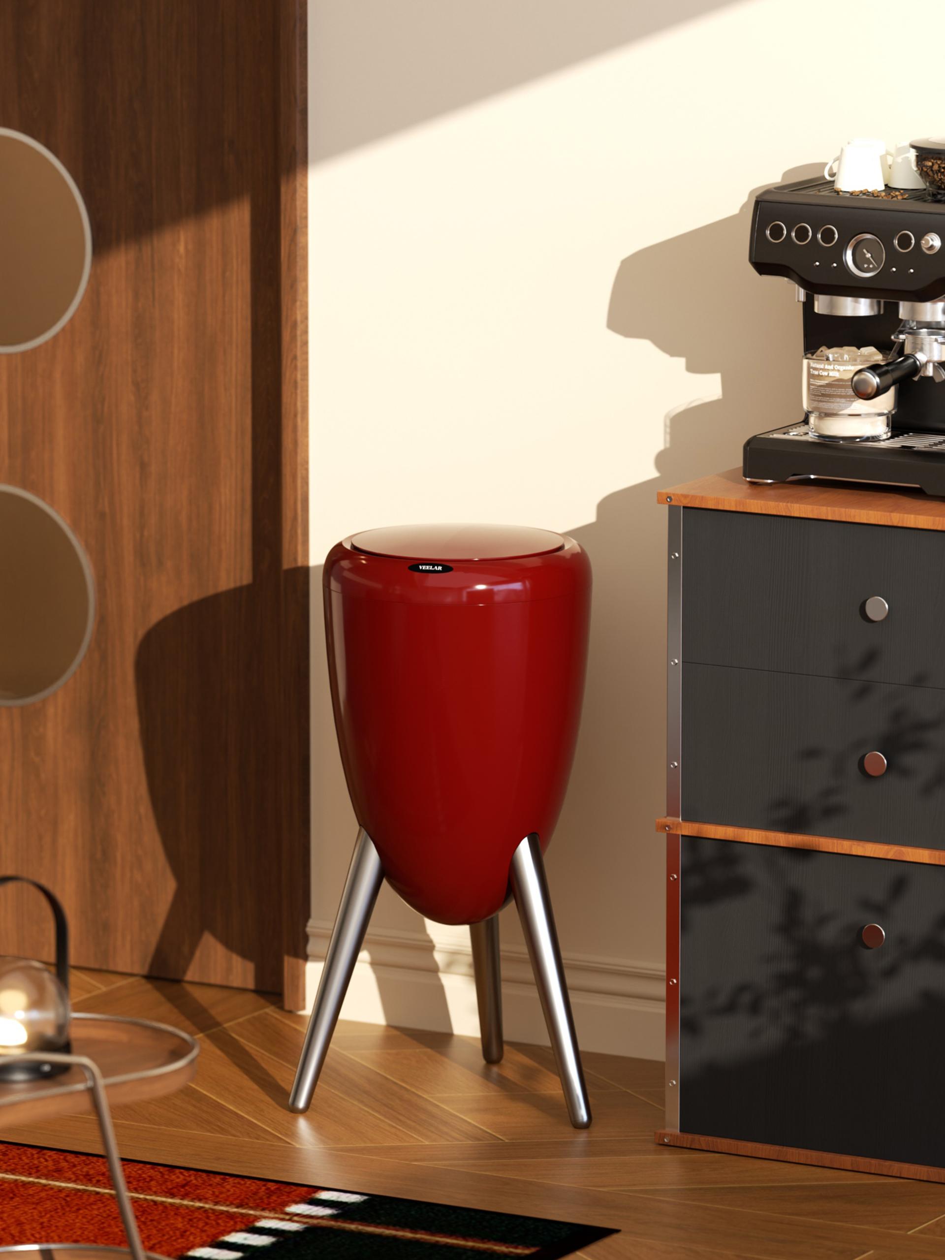 London Design Awards Winner - Tripod Strawberry Smart Sensor Trash Can