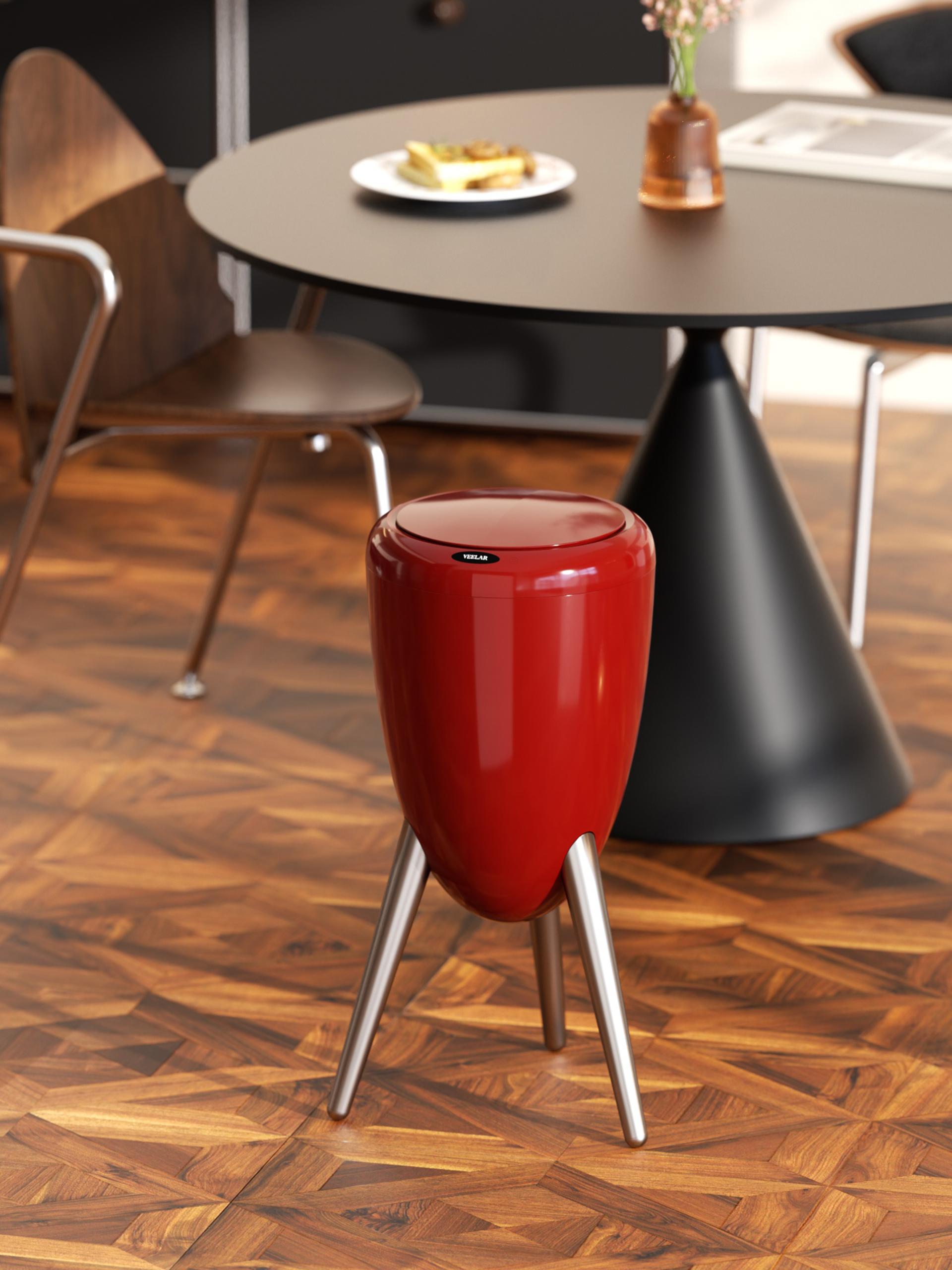 London Design Awards Winner - Tripod Strawberry Smart Sensor Trash Can
