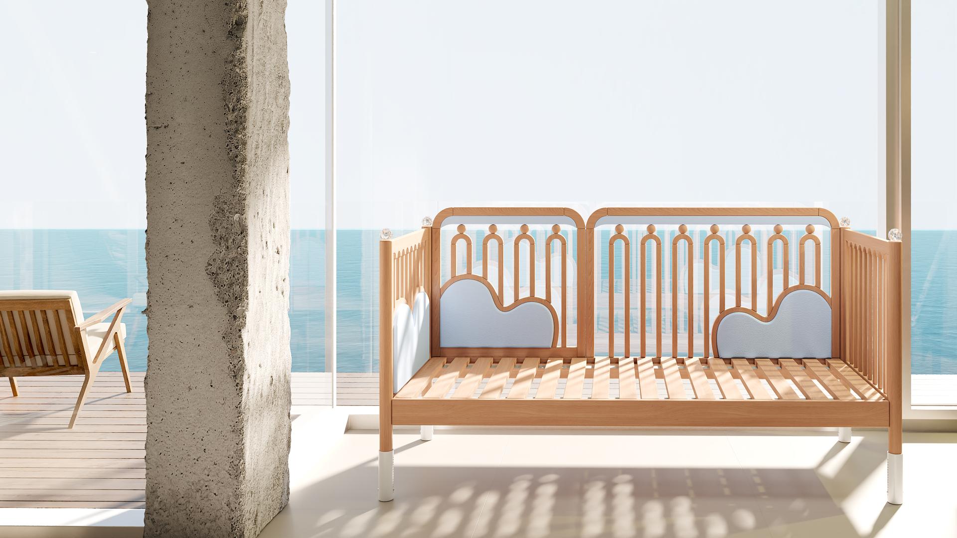 London Design Awards Winner -  Segmented Kinetic Cloud Bed