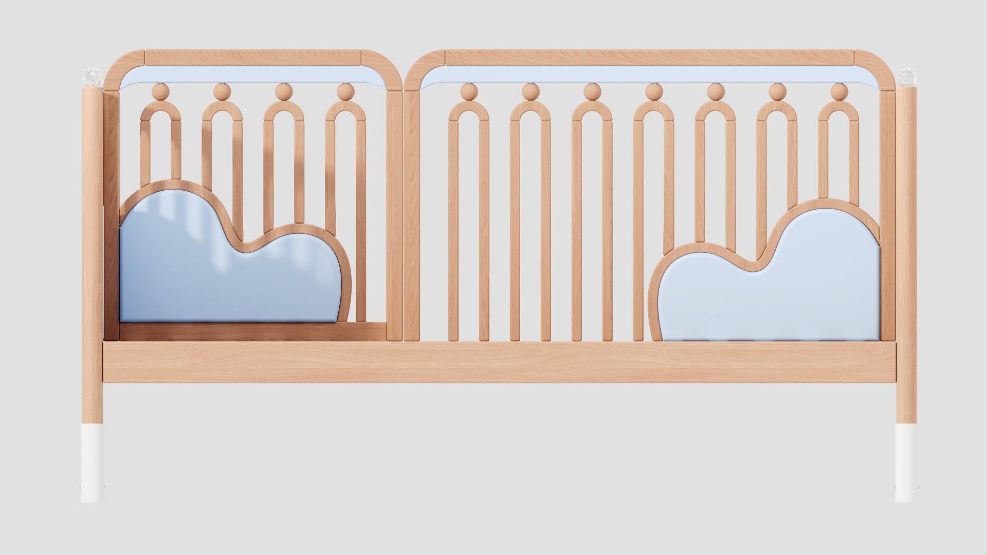 London Design Awards Winner -  Segmented Kinetic Cloud Bed