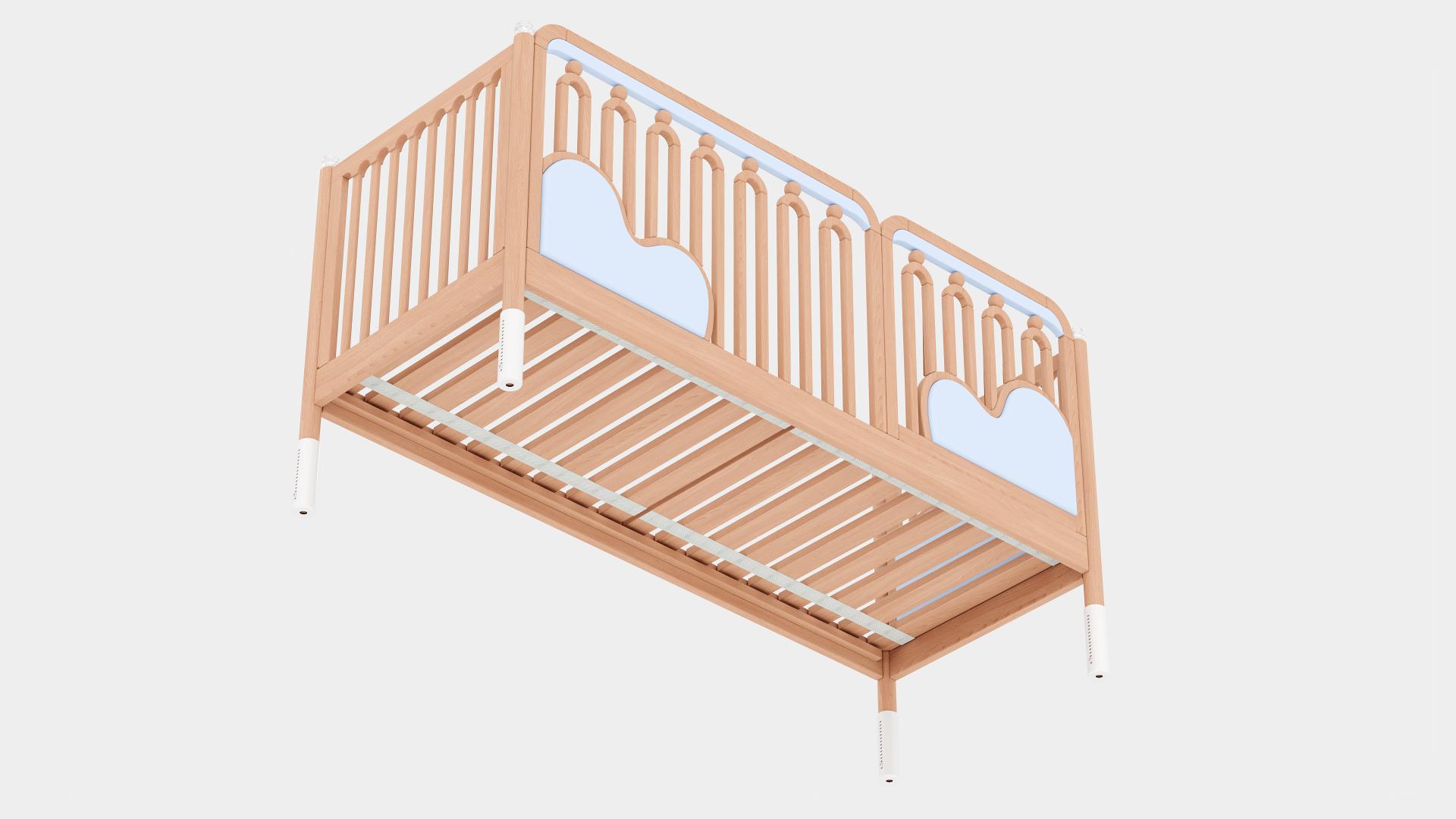 London Design Awards Winner -  Segmented Kinetic Cloud Bed