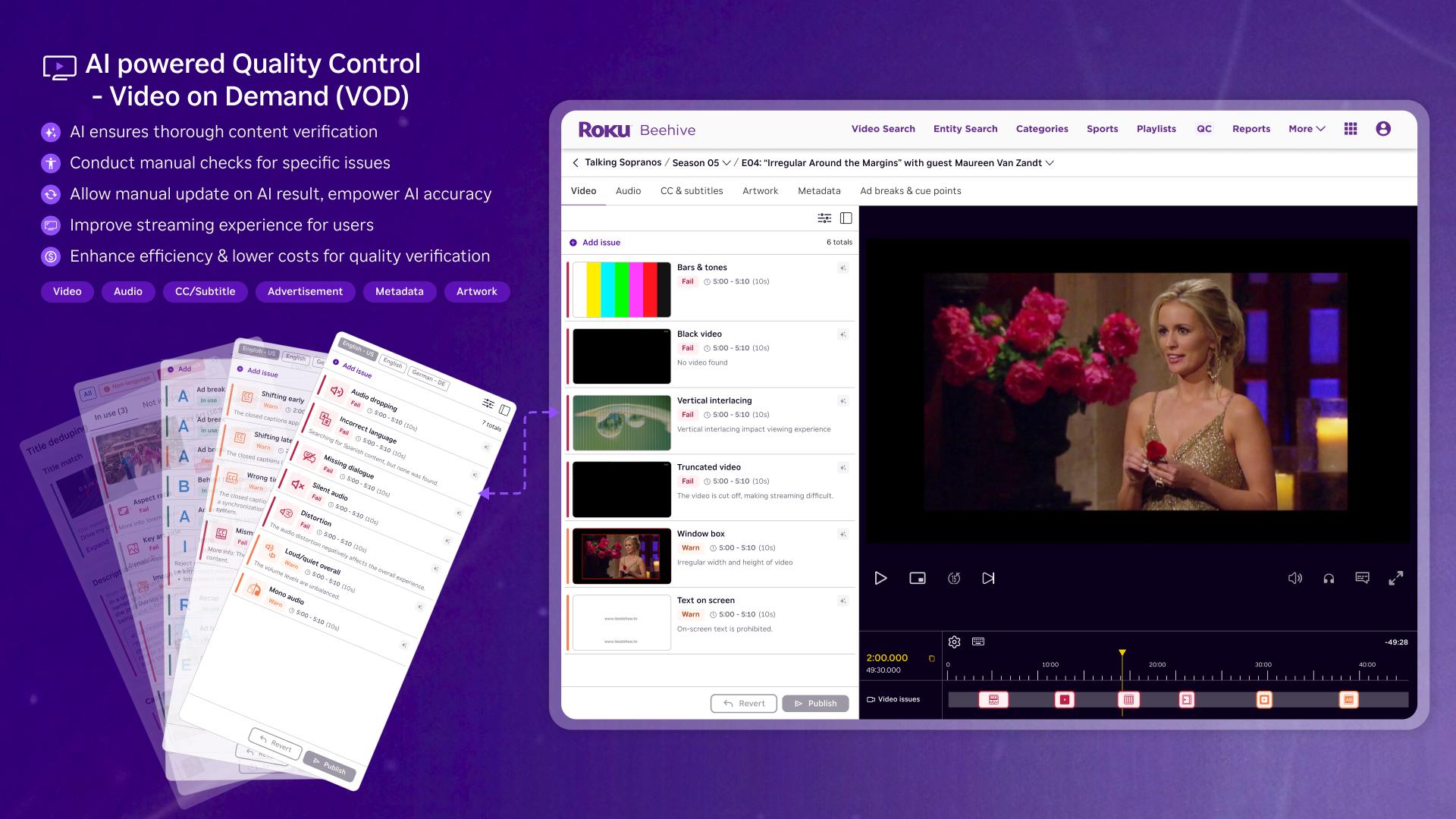 London Design Awards Winner - Roku content management system (Beehive)