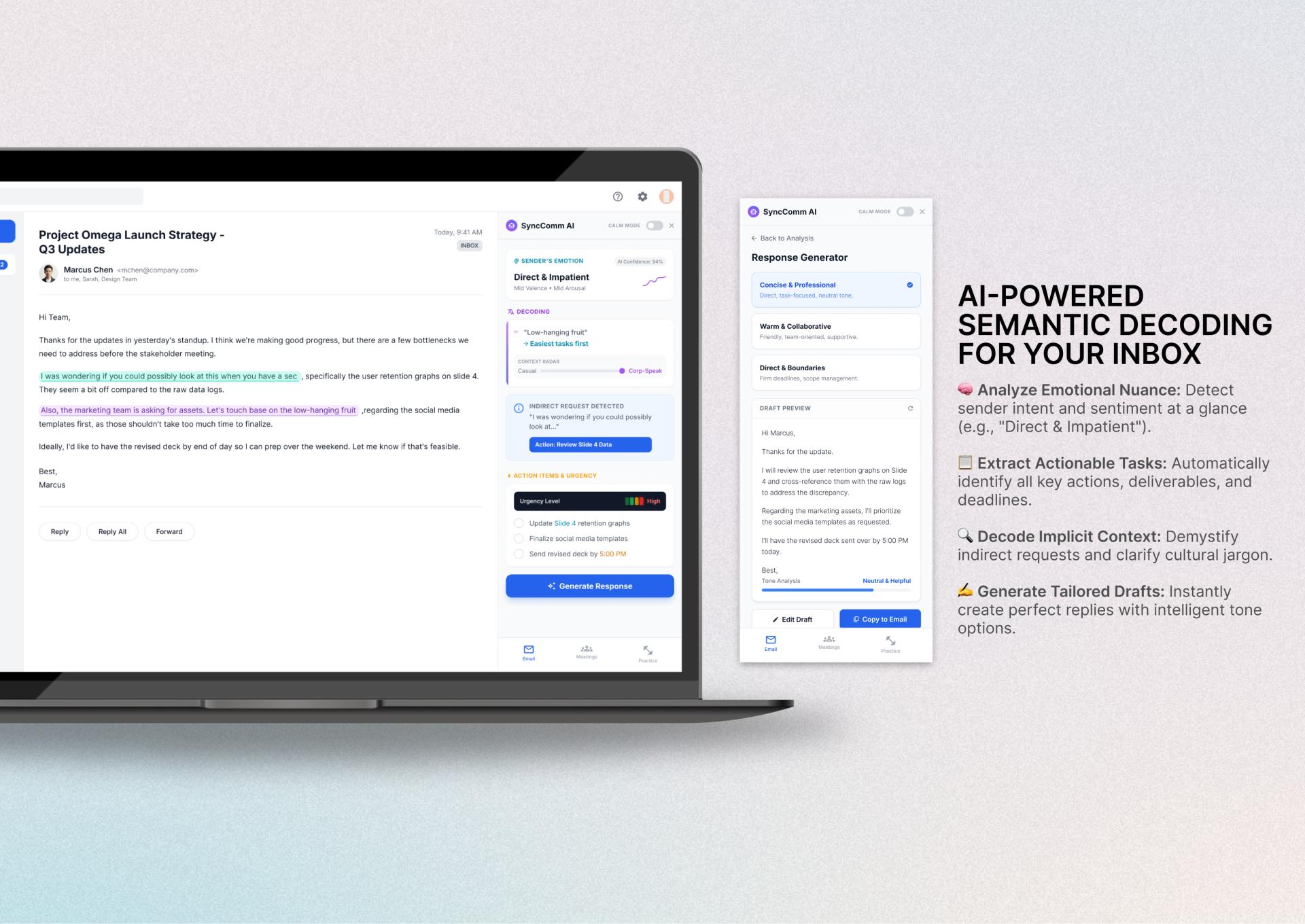 London Design Awards Winner - Synccomm AI
