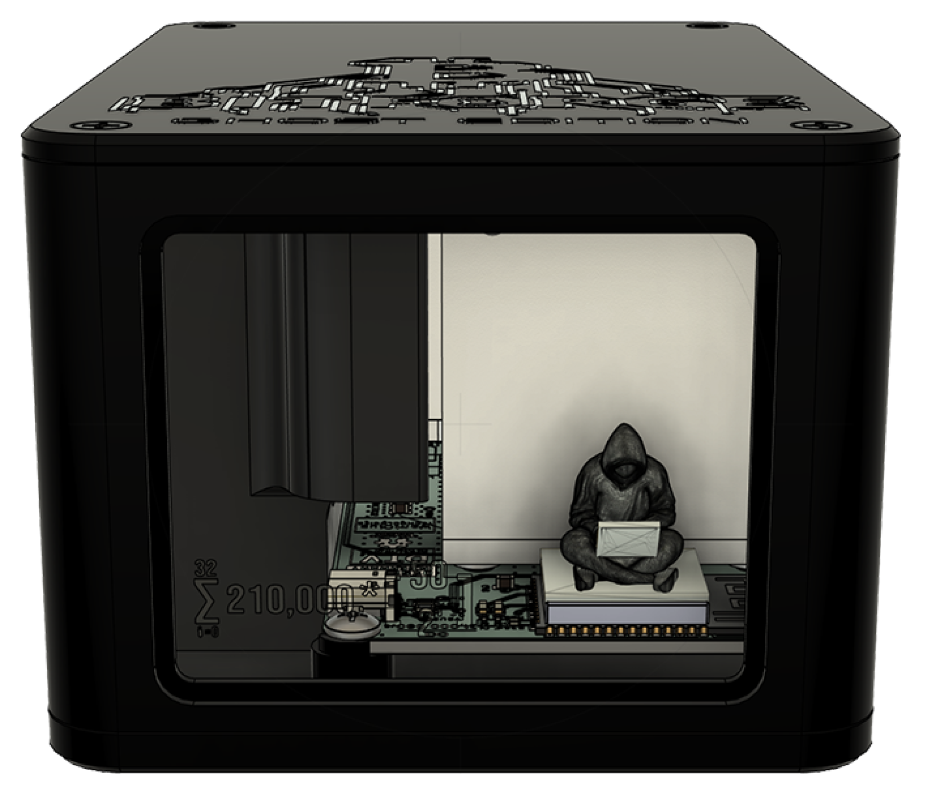 London Design Awards Winner - BitForge Nano Ghost Edition — A Home-Worthy Bitcoin Miner