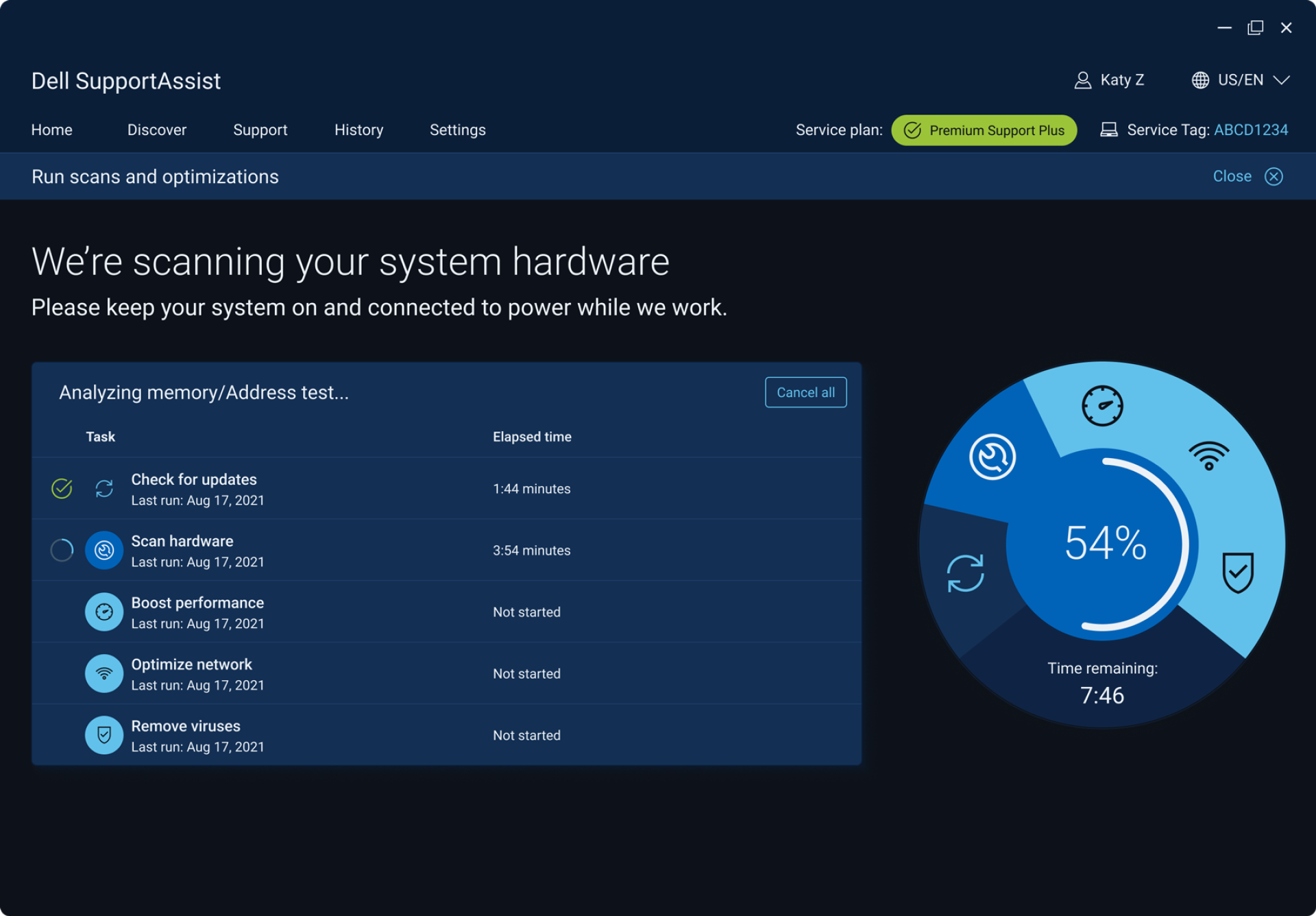 London Design Awards Winner - SupportAssist Run-All Dial