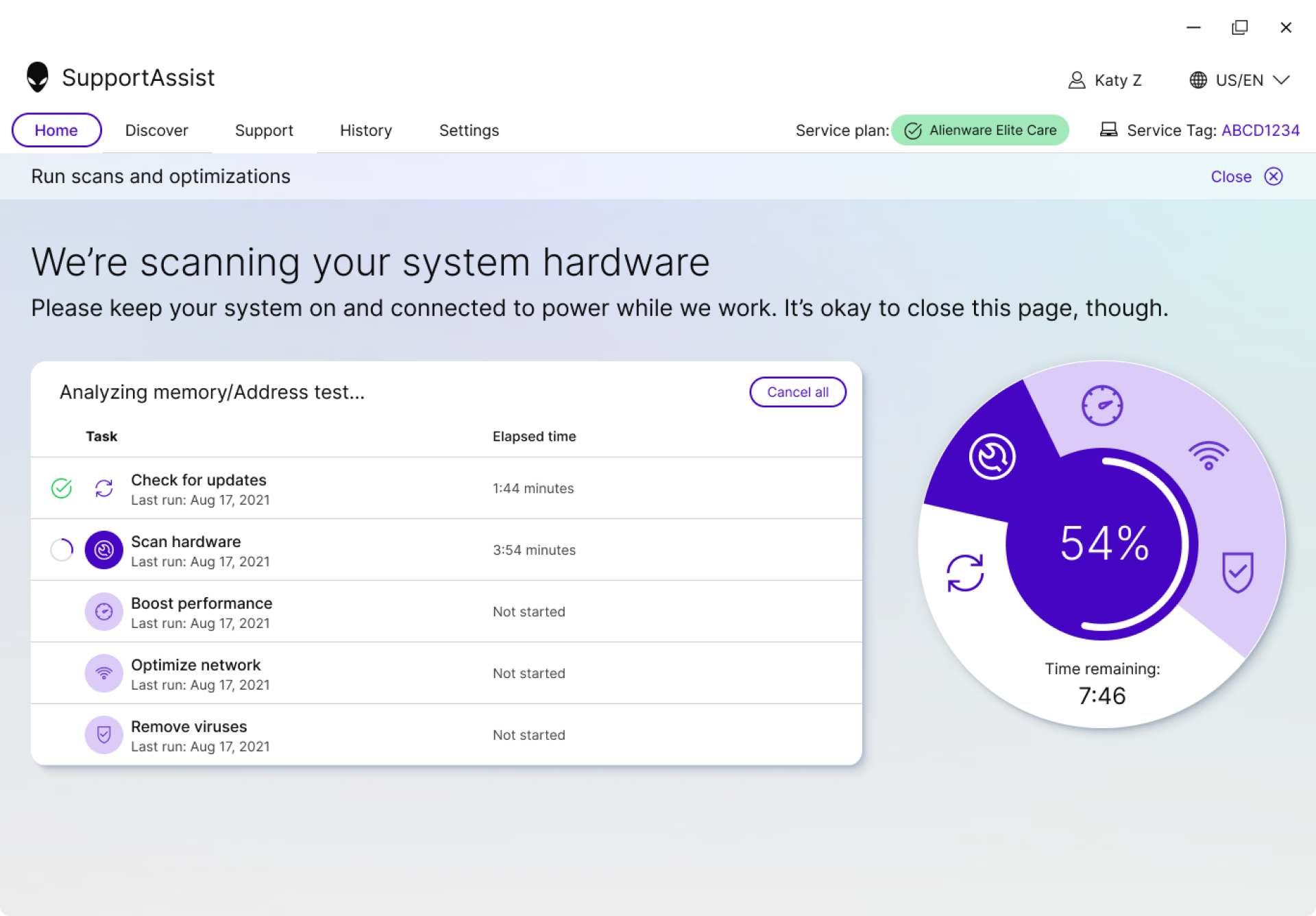 London Design Awards Winner - SupportAssist Run-All Dial