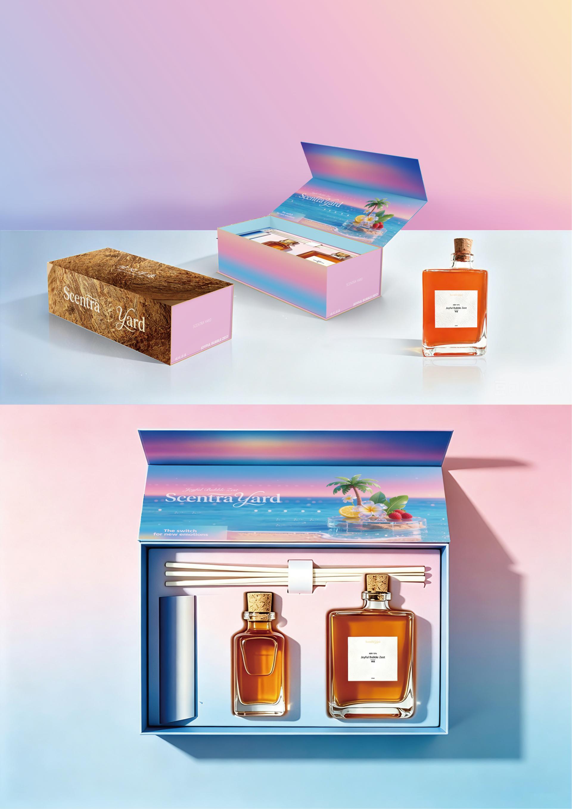 London Design Awards Winner - Scentra Yard Dual-Purpose Cocktail Packaging Series
