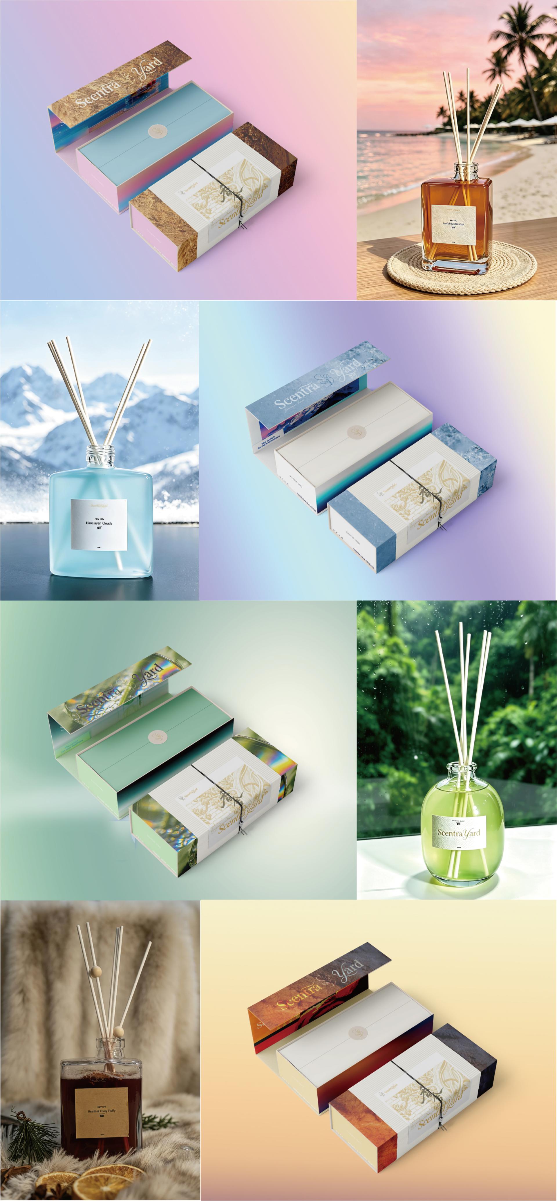 London Design Awards Winner - Scentra Yard Dual-Purpose Cocktail Packaging Series