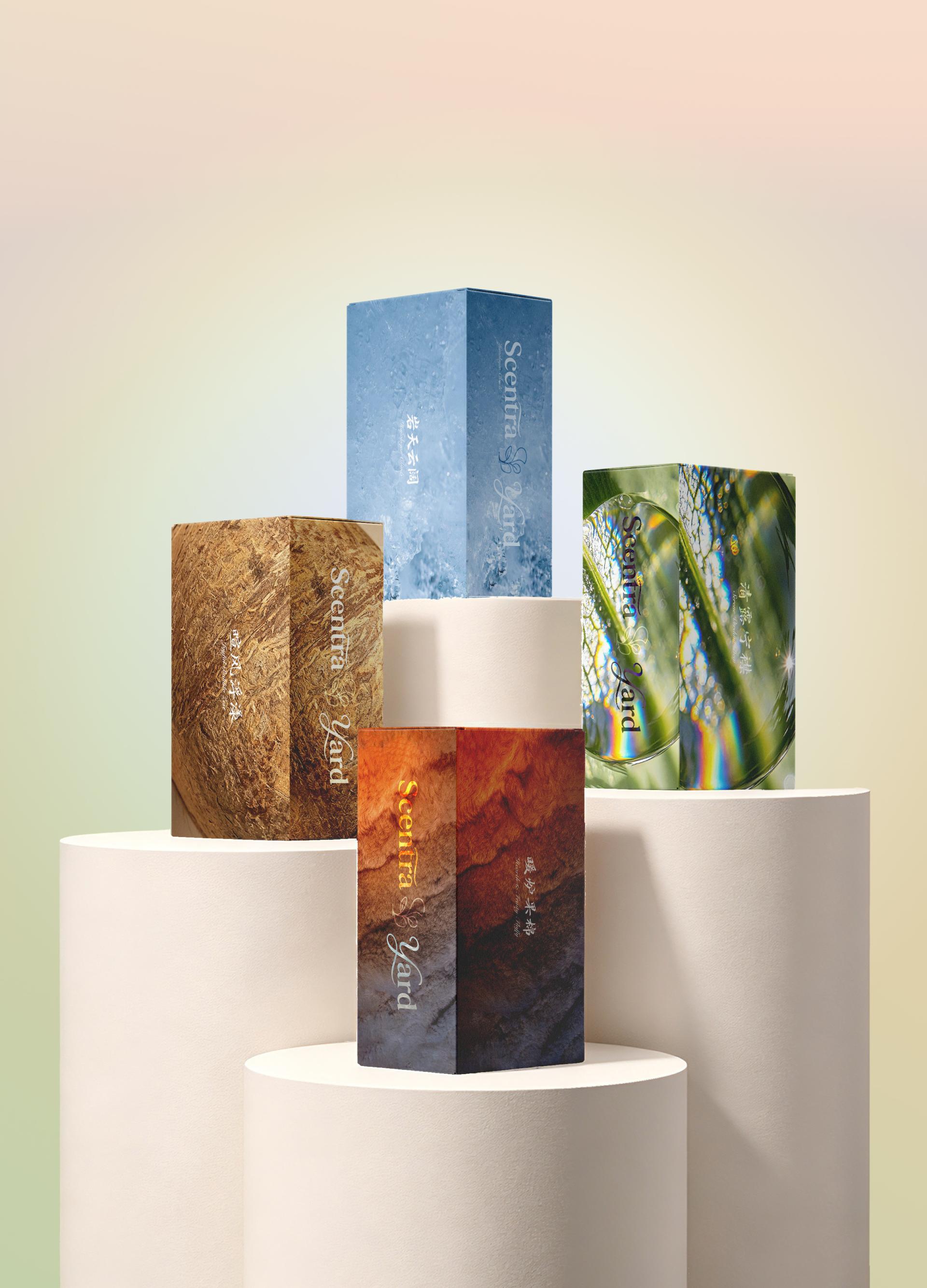 London Design Awards Winner - Scentra Yard Dual-Purpose Cocktail Packaging Series