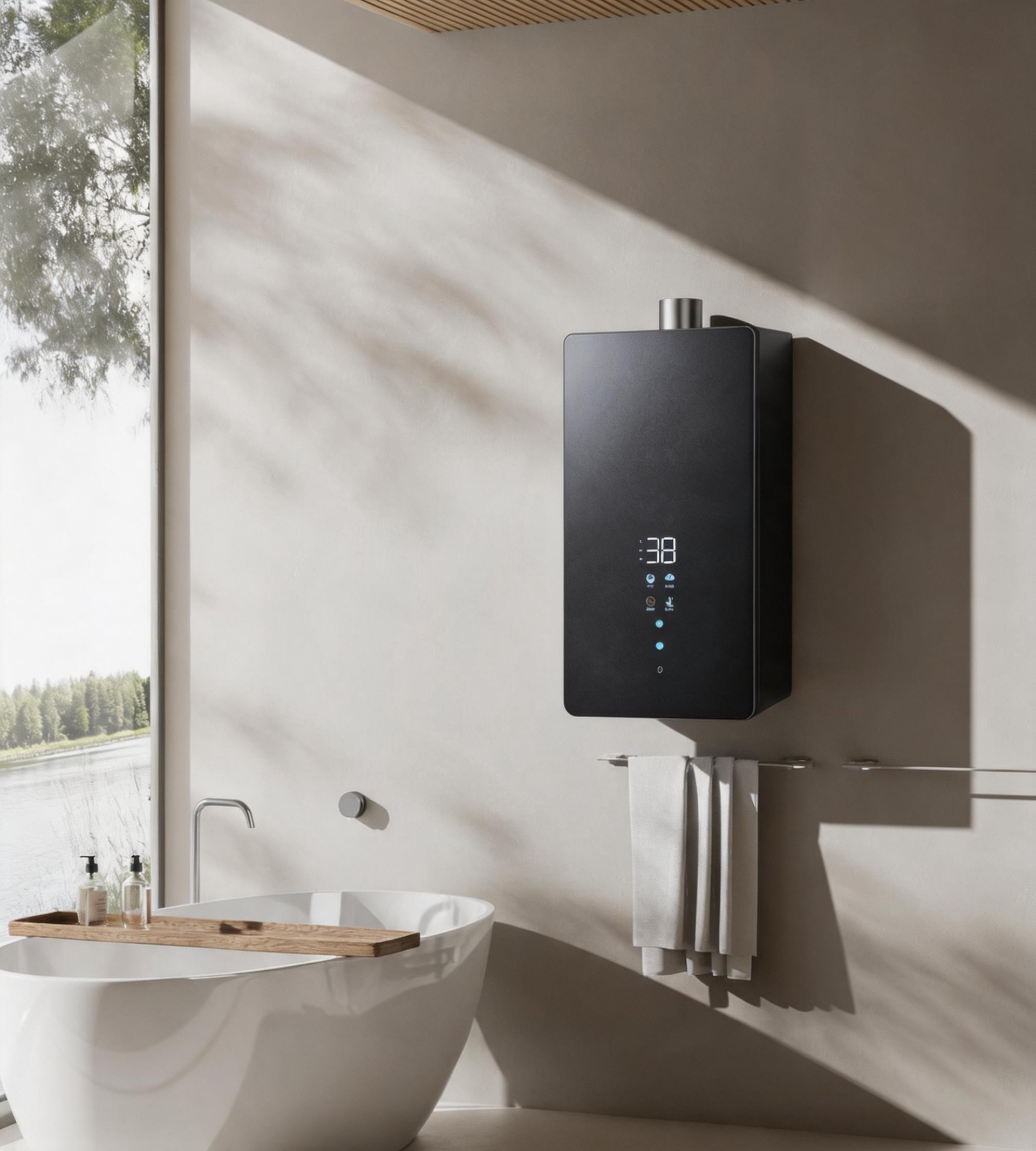 London Design Awards Winner - Gresland-Benc Air-Energy Hot-Air Combustion Water Heater