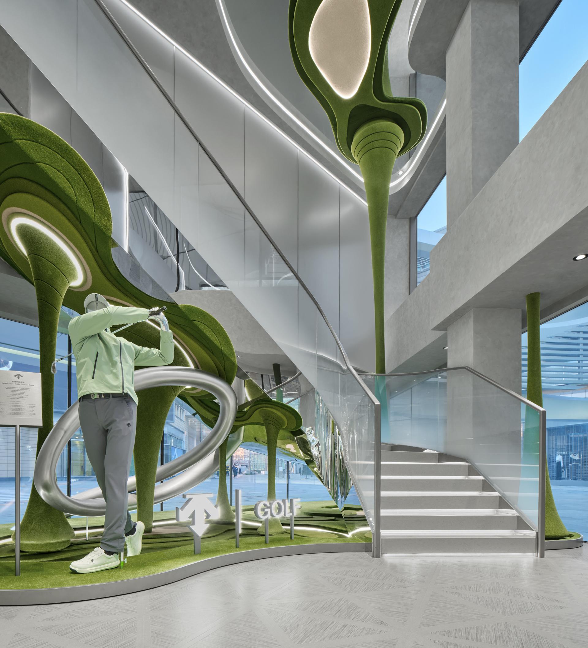 London Design Awards Winner - Descente Global Flagship Store (Beijing China Central Place)