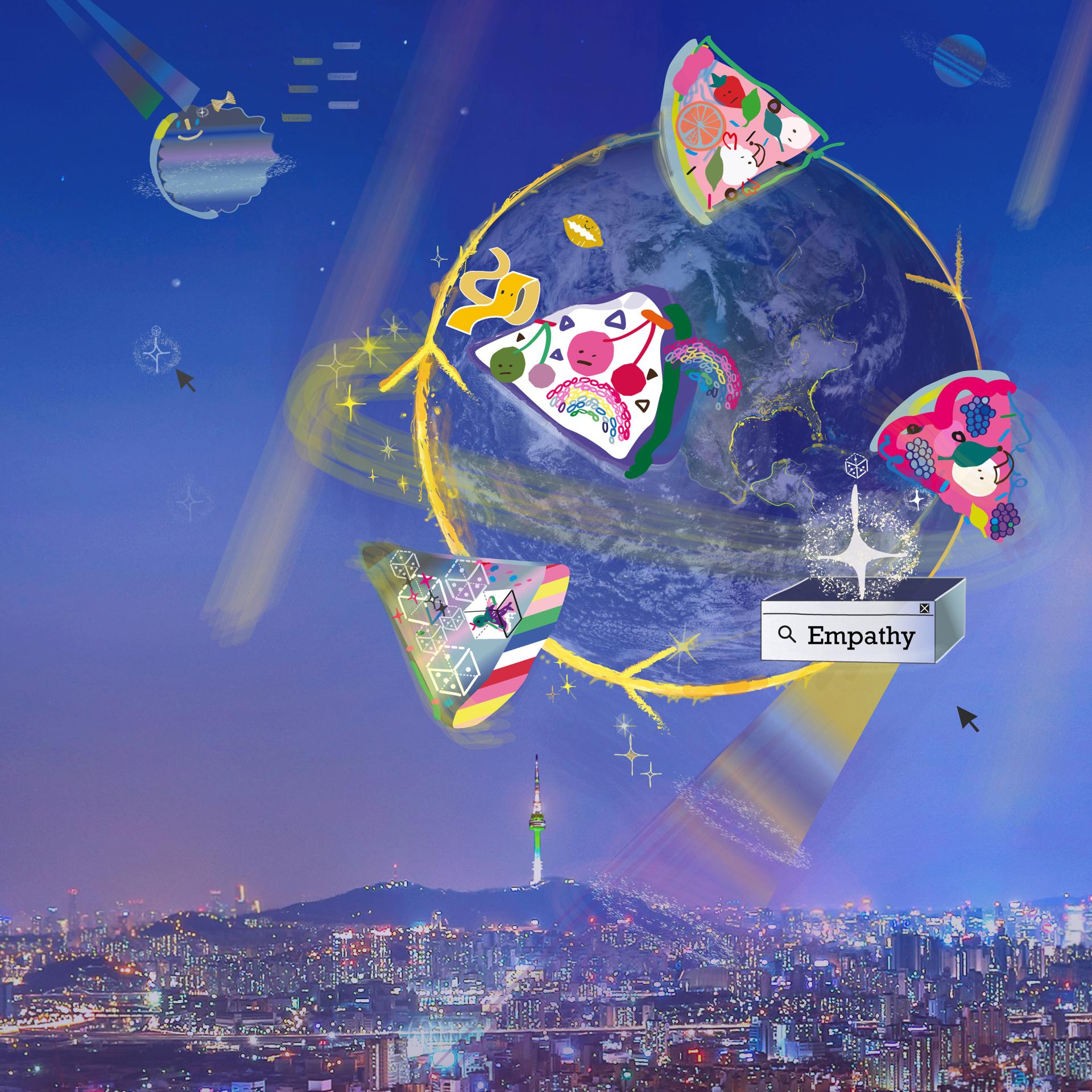 London Design Awards Winner - Spiritual Pizza: Urban Visual Communication System