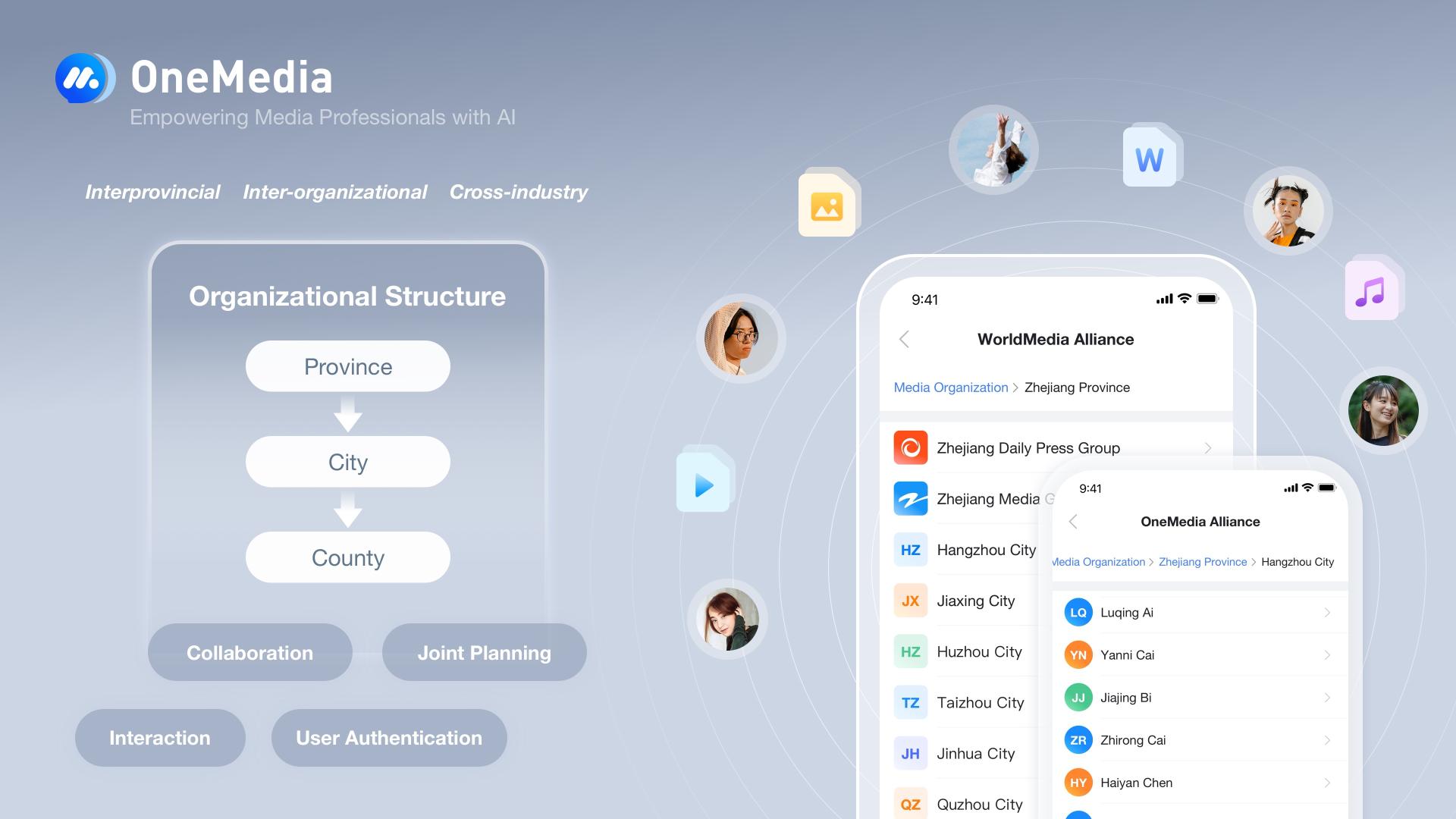 London Design Awards Winner - OneMedia – AI-Driven Media Collaboration Platform