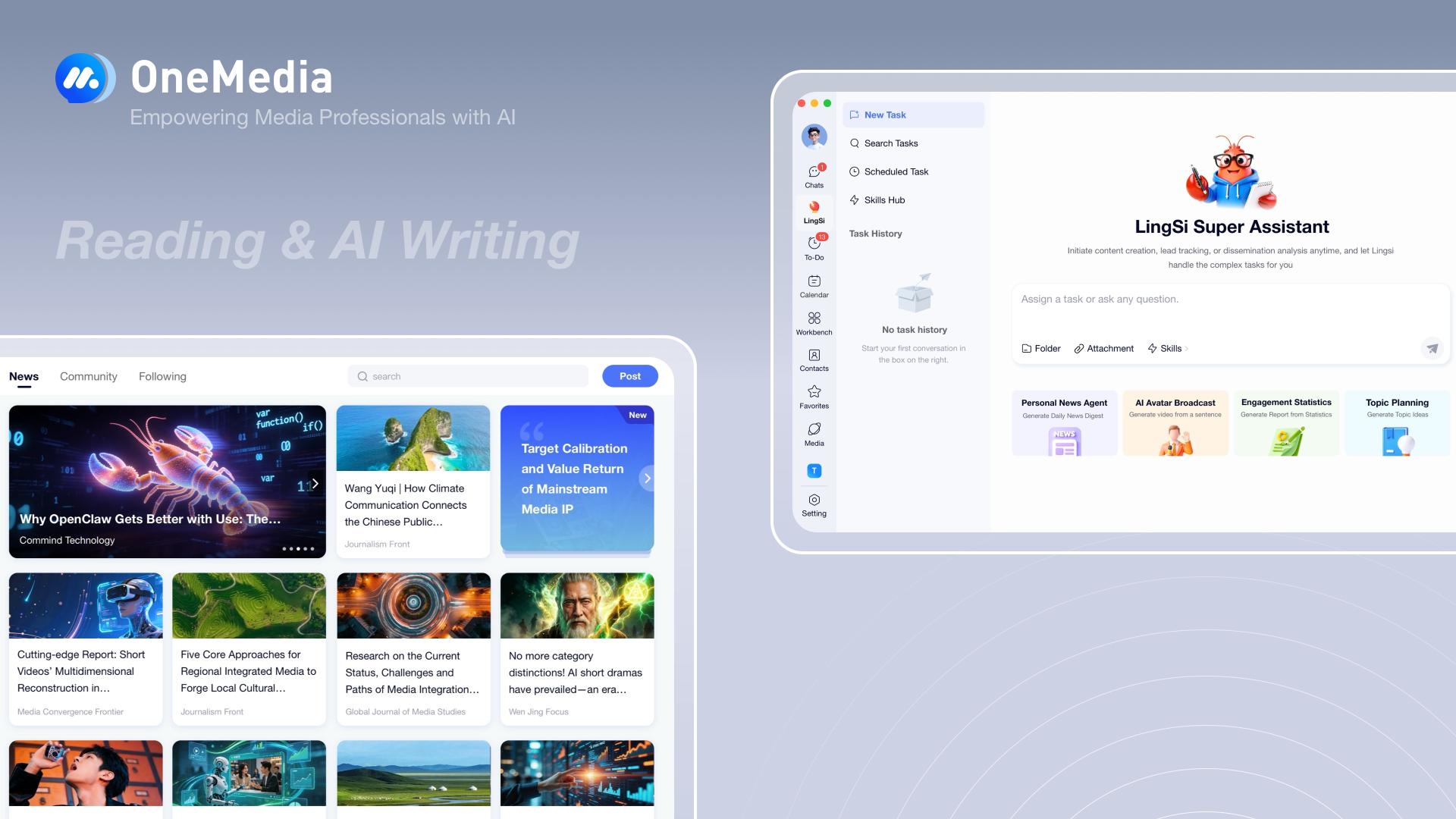 London Design Awards Winner - OneMedia – AI-Driven Media Collaboration Platform