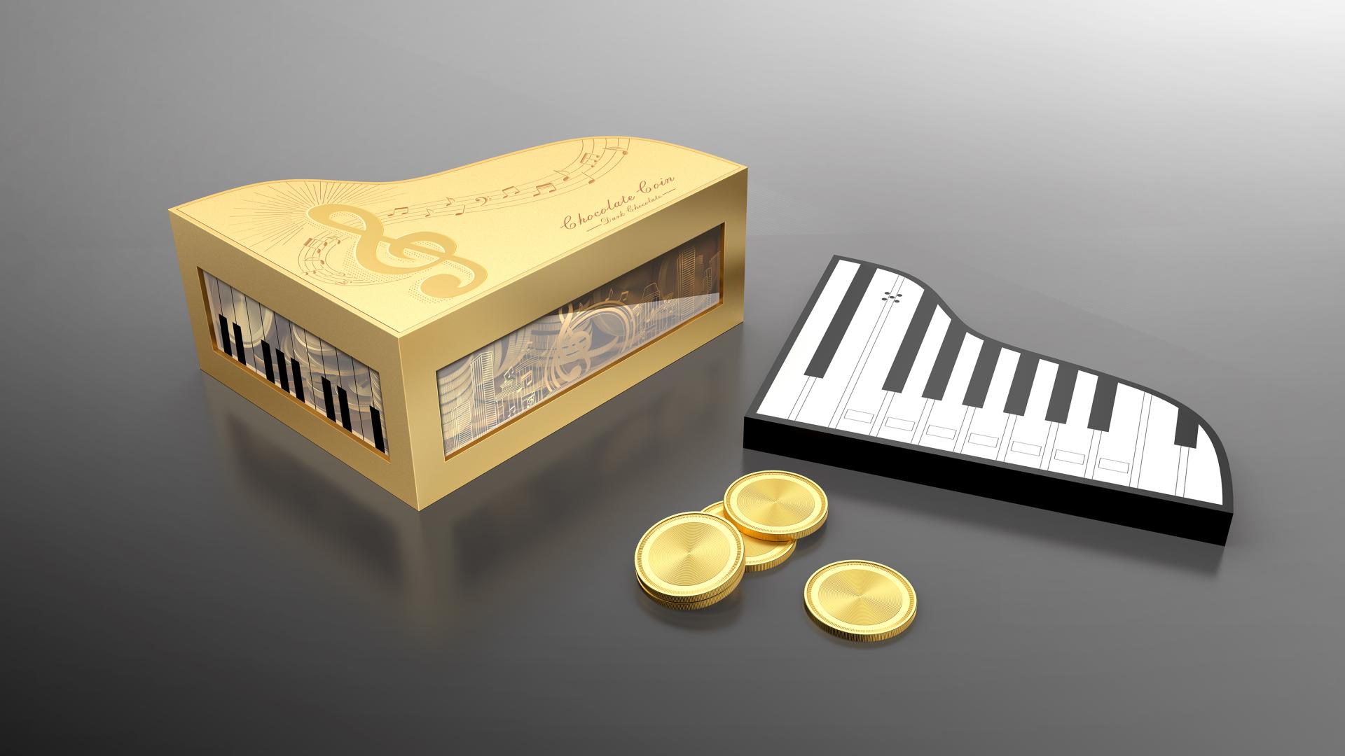London Design Awards Winner - Chocolate Coin Dark Chocolate