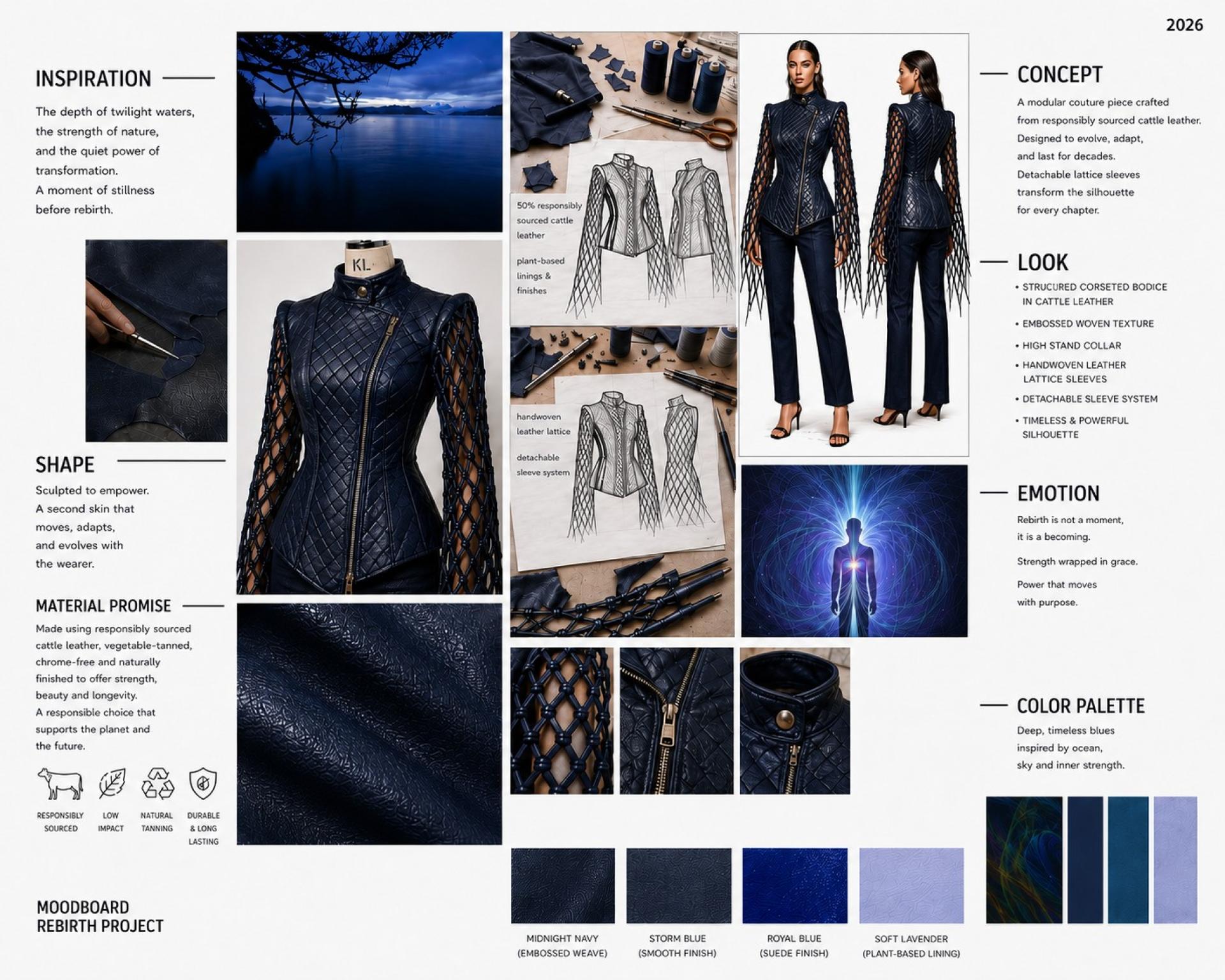 London Design Awards Winner - REBIRTH – The Living Leather Jacket