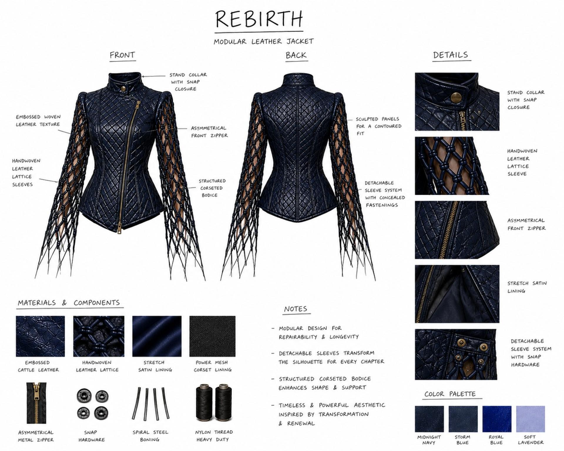 London Design Awards Winner - REBIRTH – The Living Leather Jacket