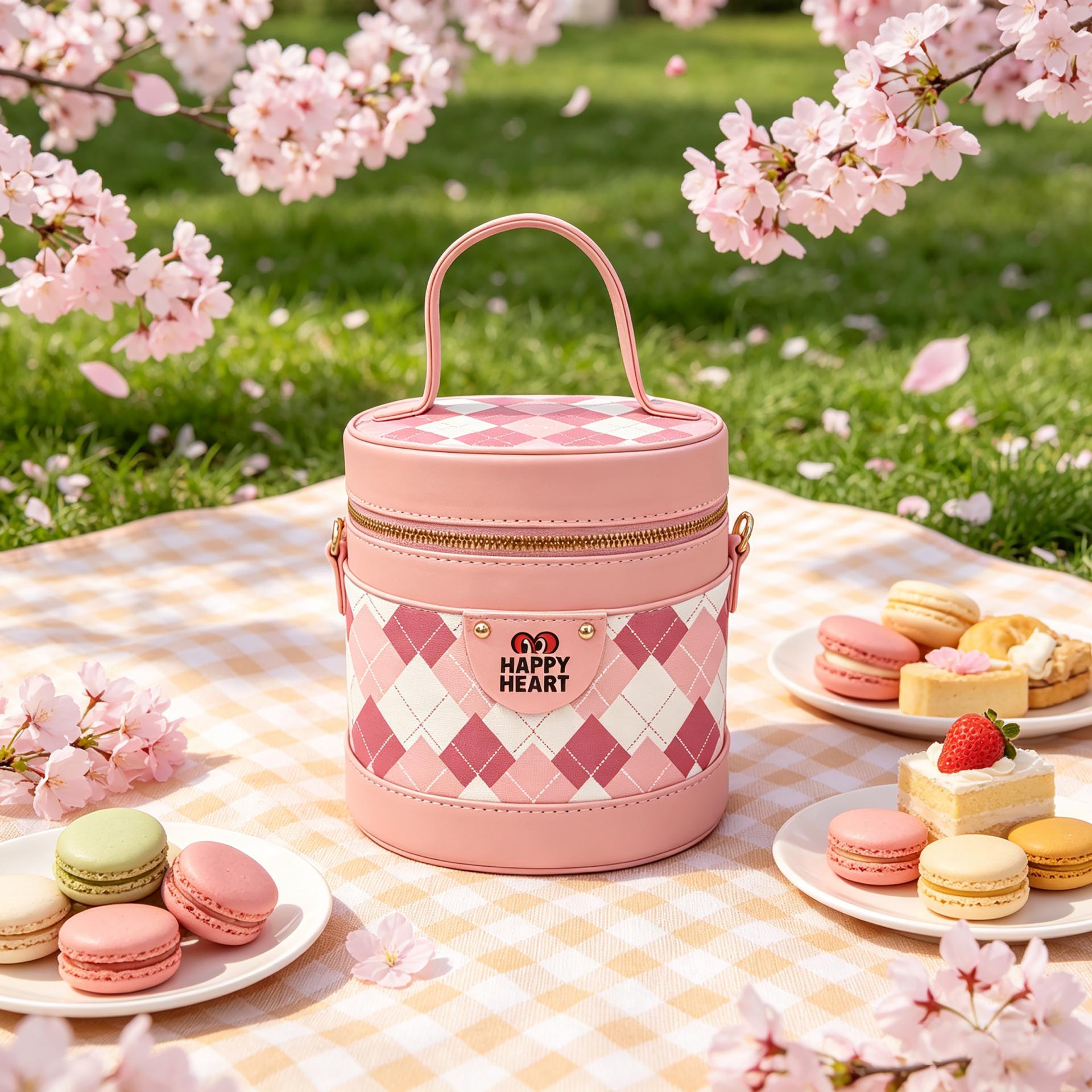 London Design Awards Winner - Kotex × Charles Heart Limited Edition Cylindrical Bucket Bag