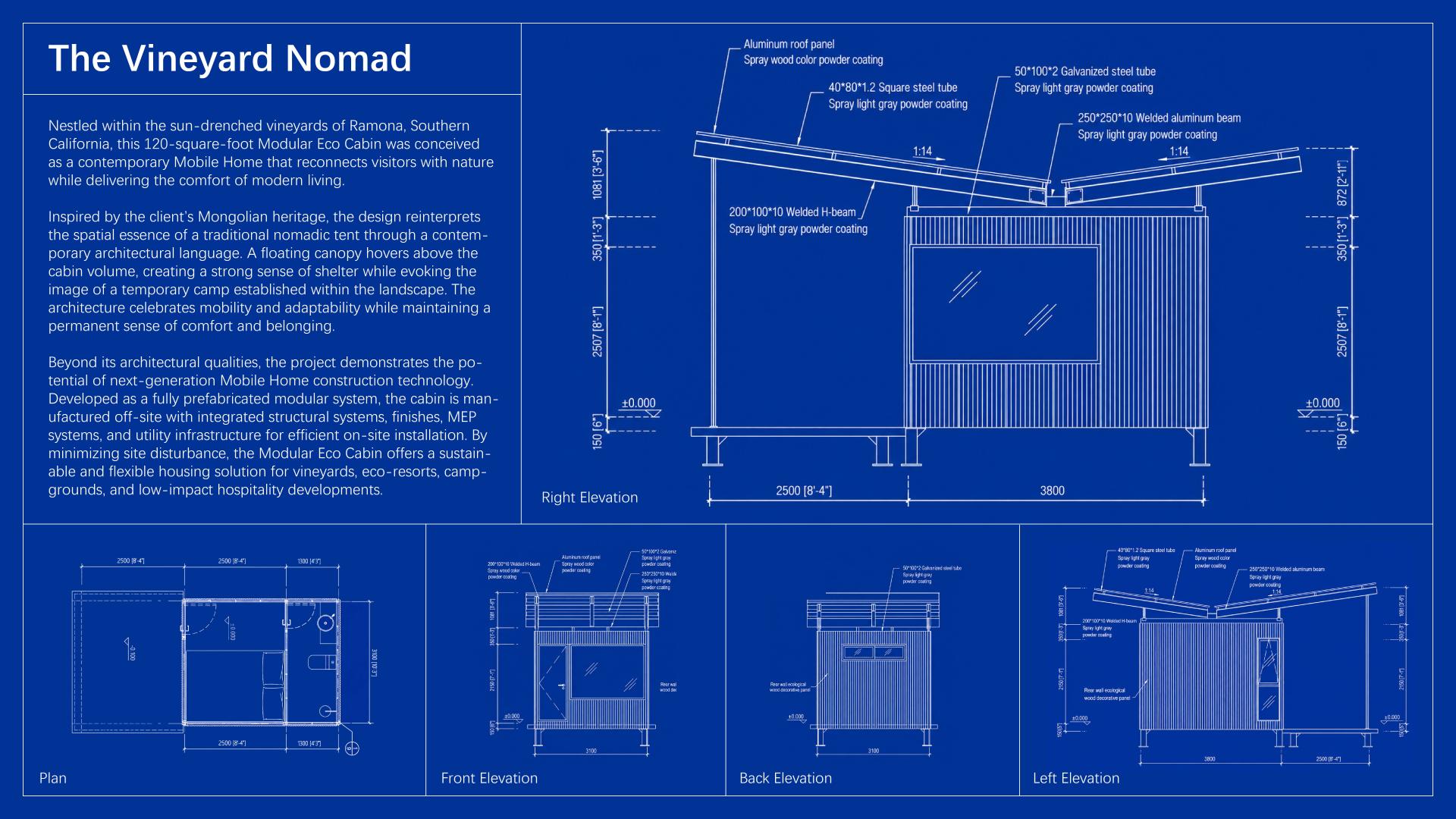 London Design Awards Winner -  Vineyard Nomad