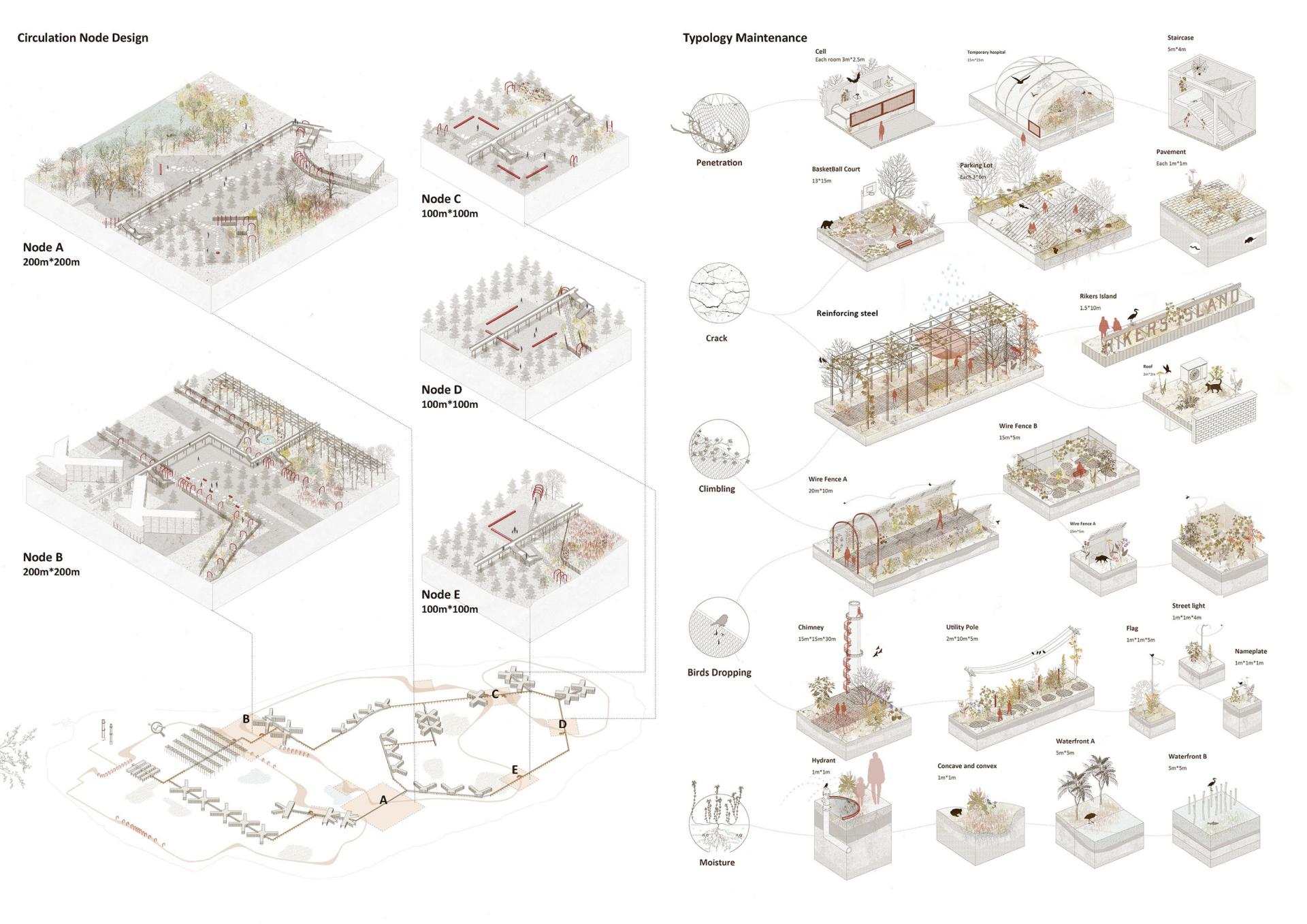 London Design Awards Winner - Reimagining South Bronx through Urban Entropy Rewilding