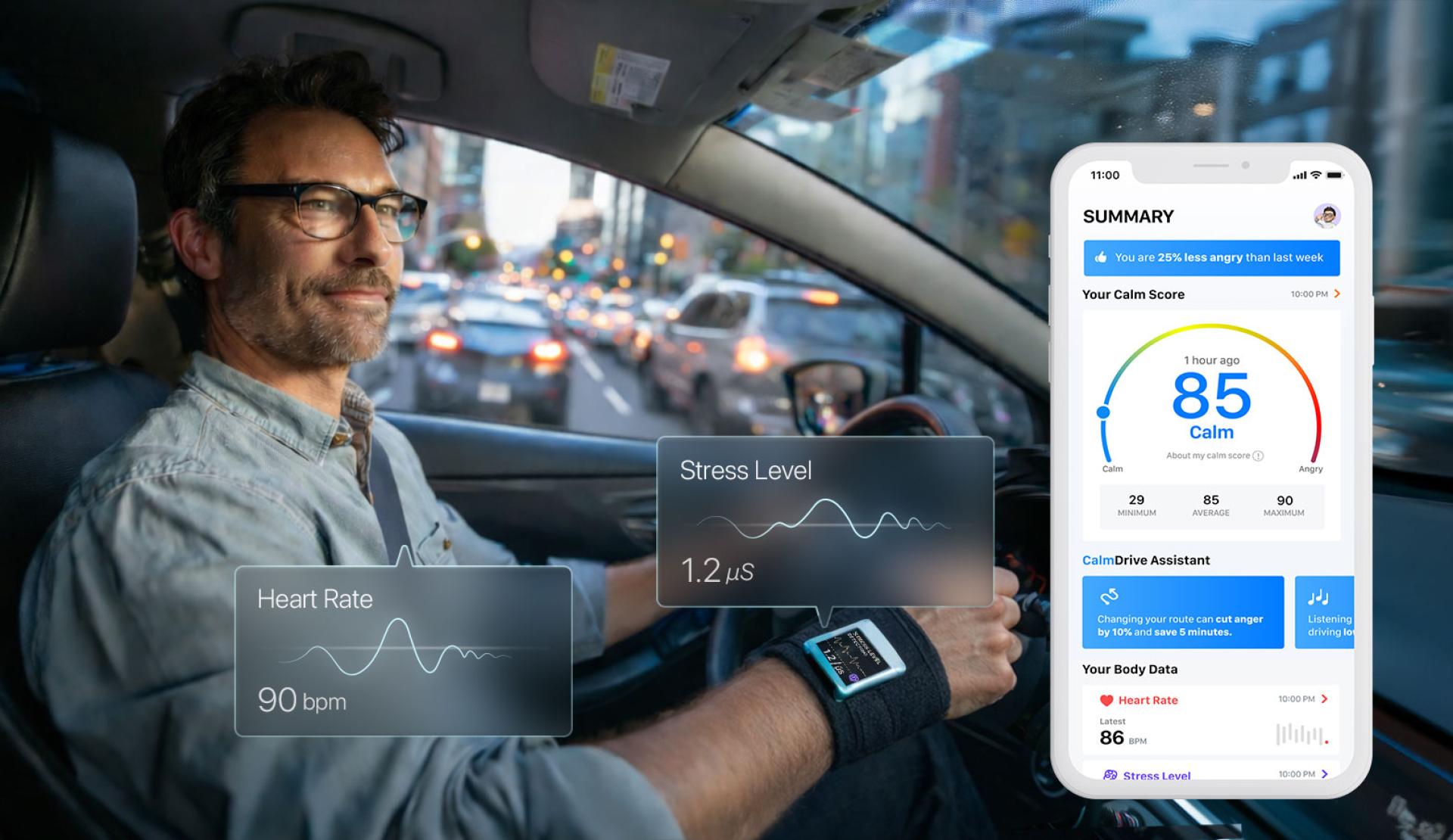 London Design Awards Winner - Calmdrive — An Intelligent System for Preventing Road Rage