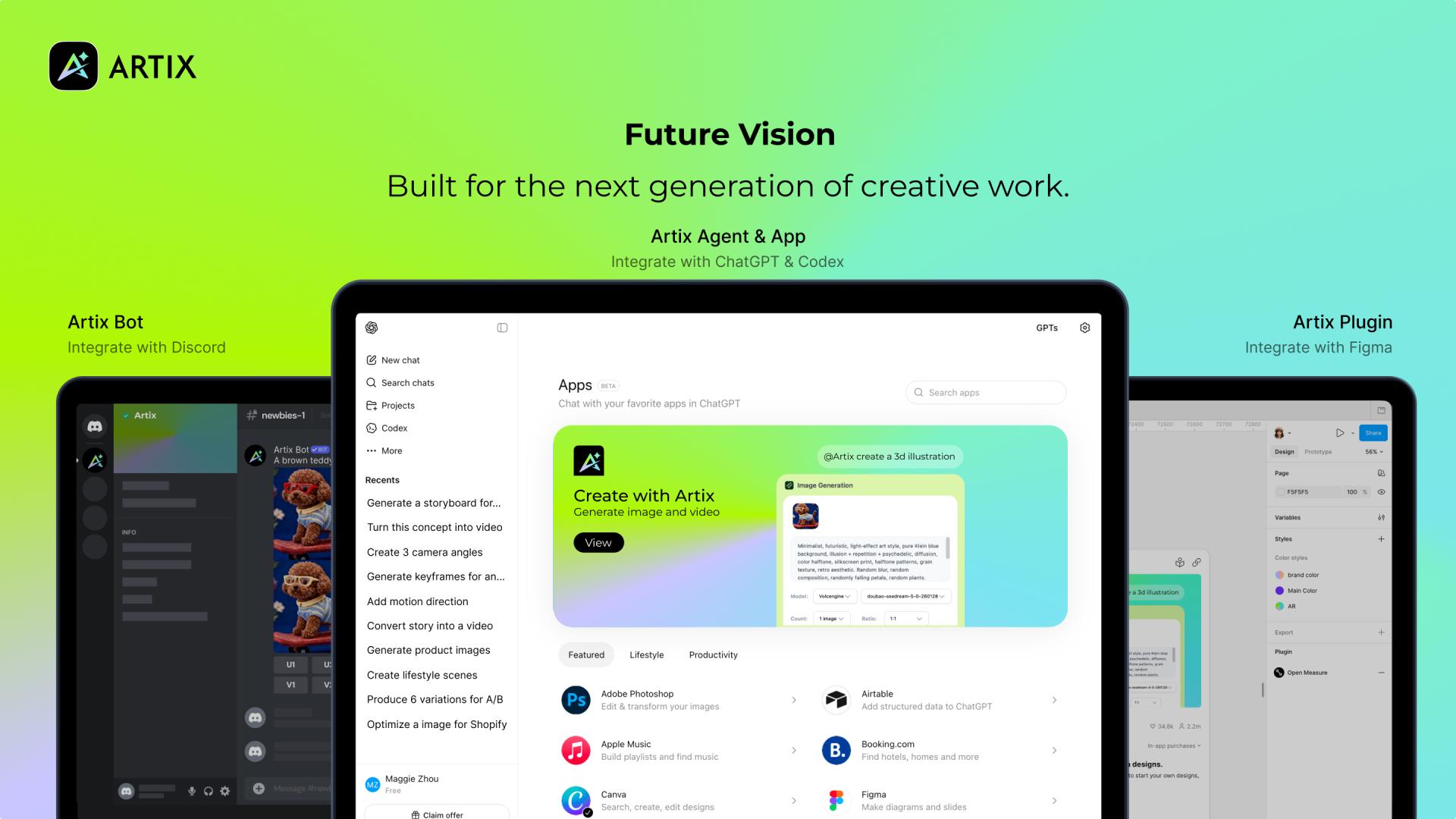 London Design Awards Winner - Artix - The AI Workspace for Visual Creators
