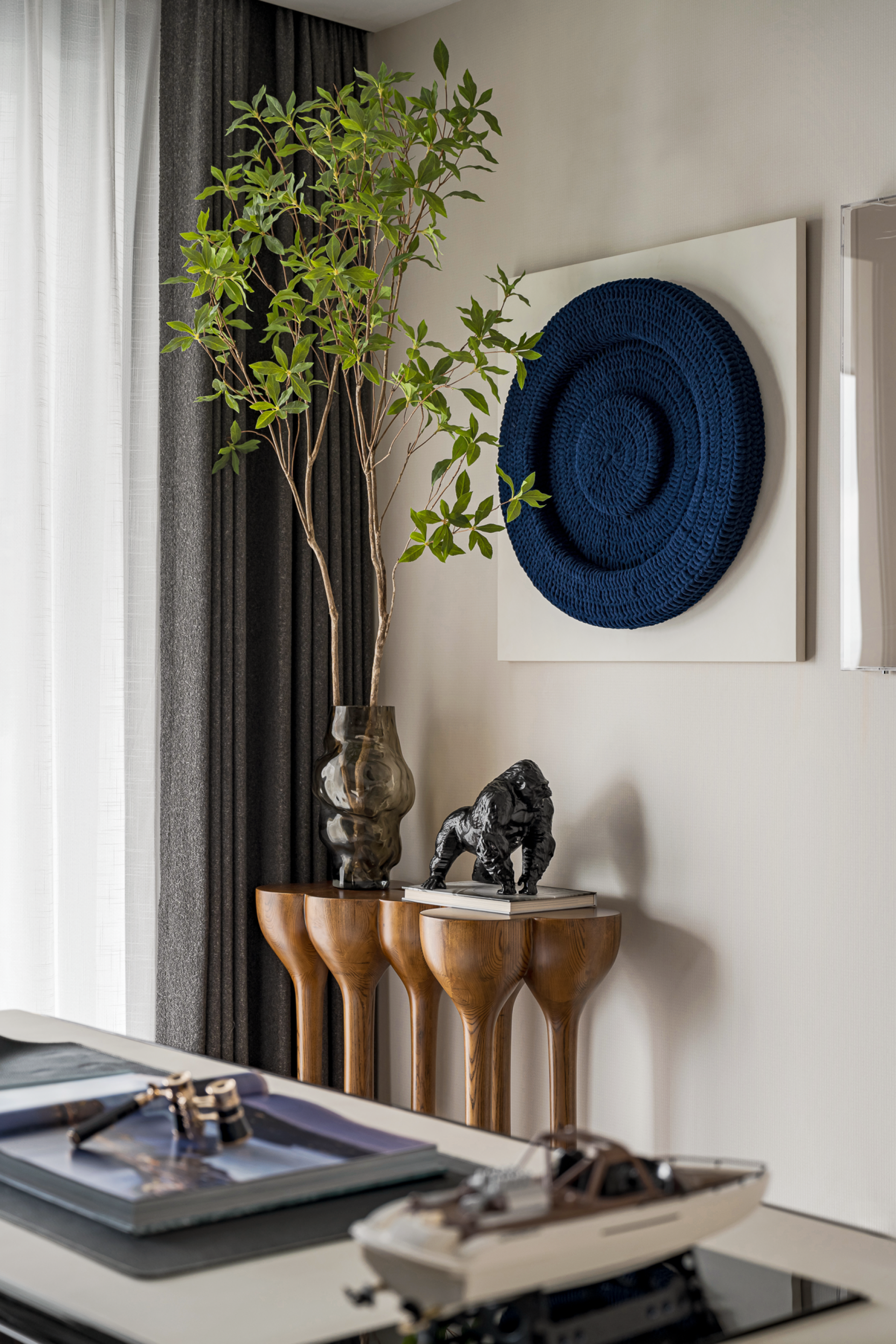 London Design Awards Winner - High-End Residential Model Home Soft Decoration Design