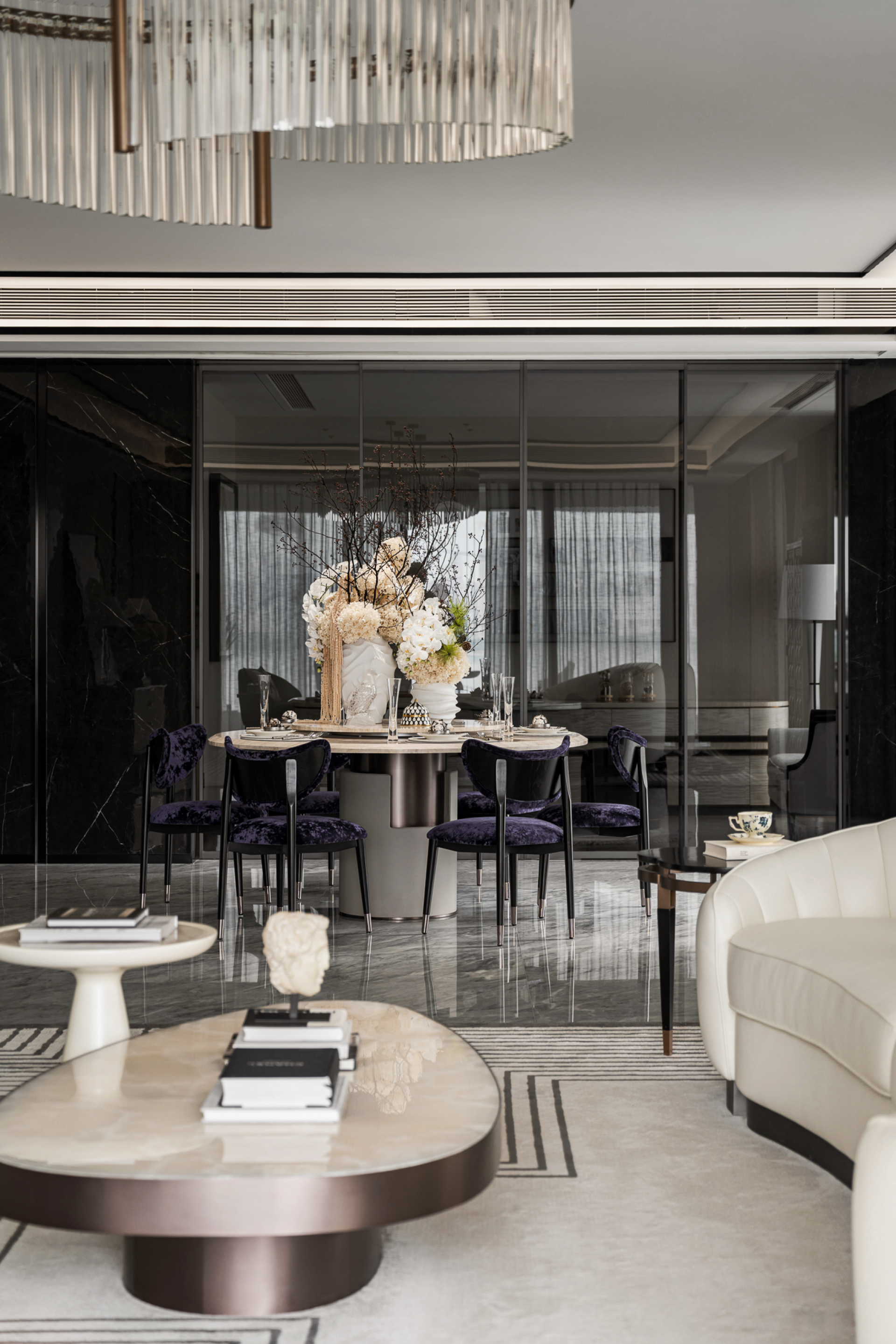 London Design Awards Winner - High-End Residential Model Home Soft Decoration Design