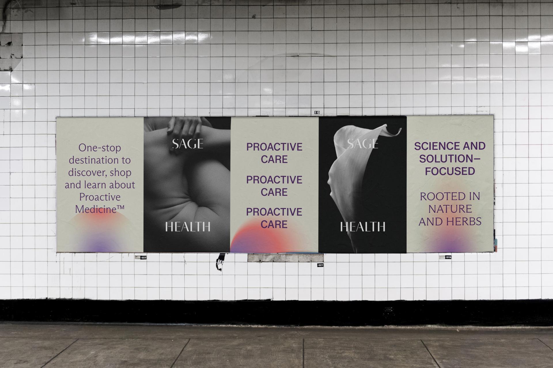 London Design Awards Winner - Sage Health Branding