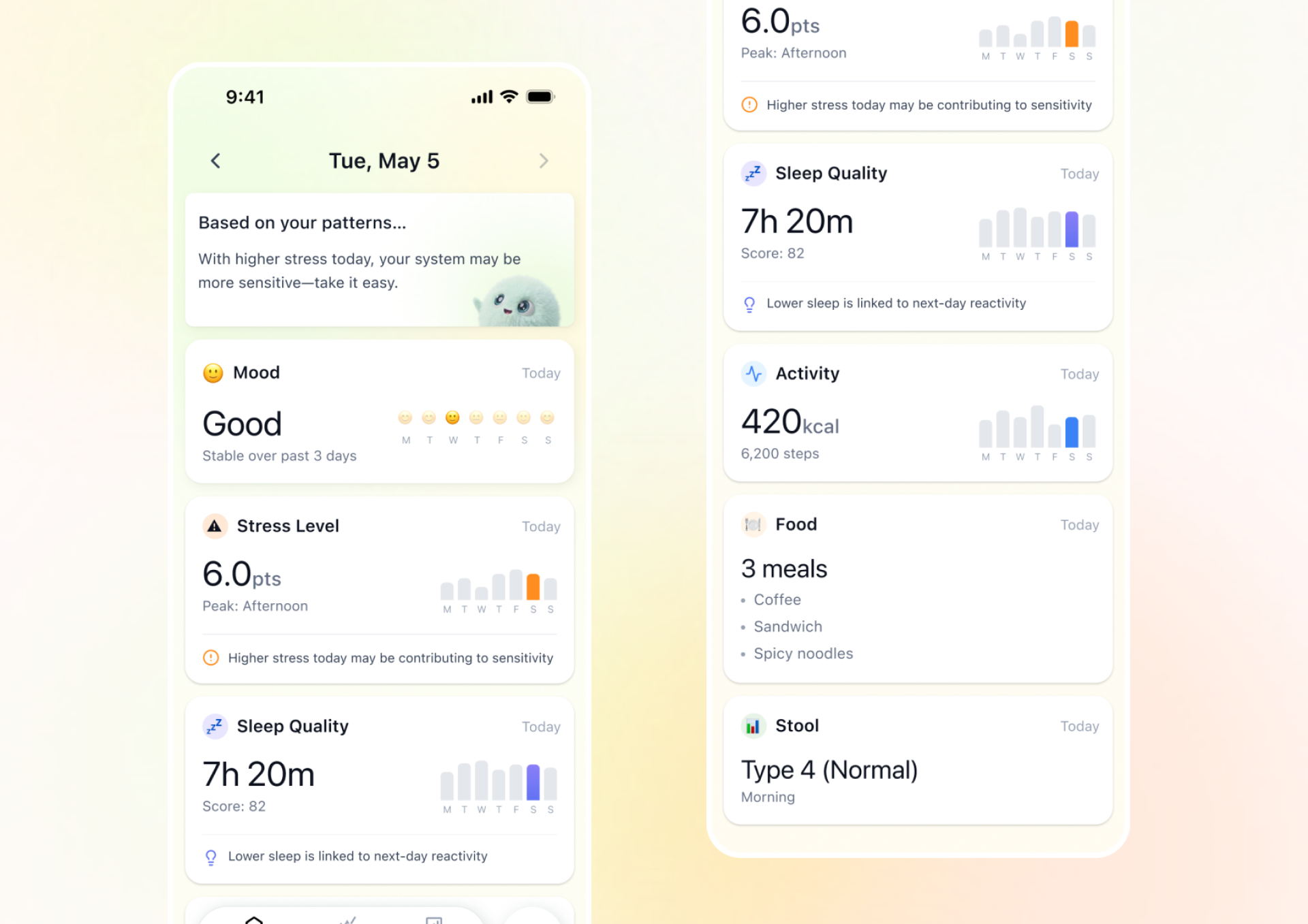 London Design Awards Winner - Lumi - AI Digestive Health Companion