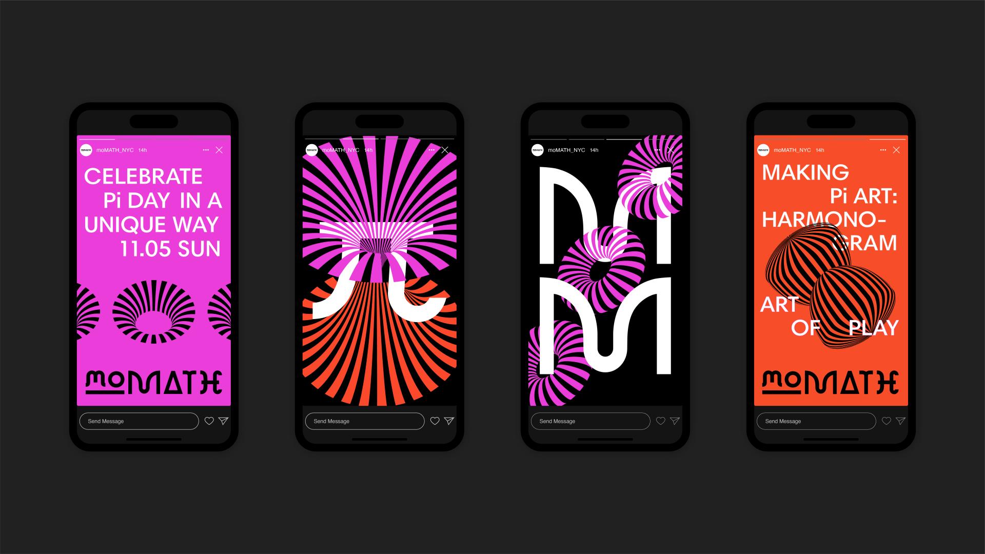 London Design Awards Winner - MoMath Experimental Identity