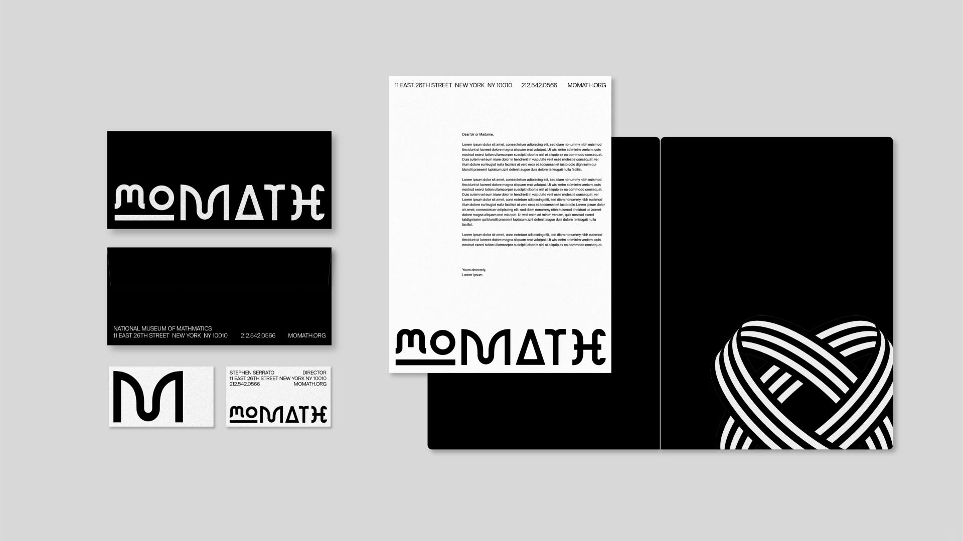 London Design Awards Winner - MoMath Experimental Identity