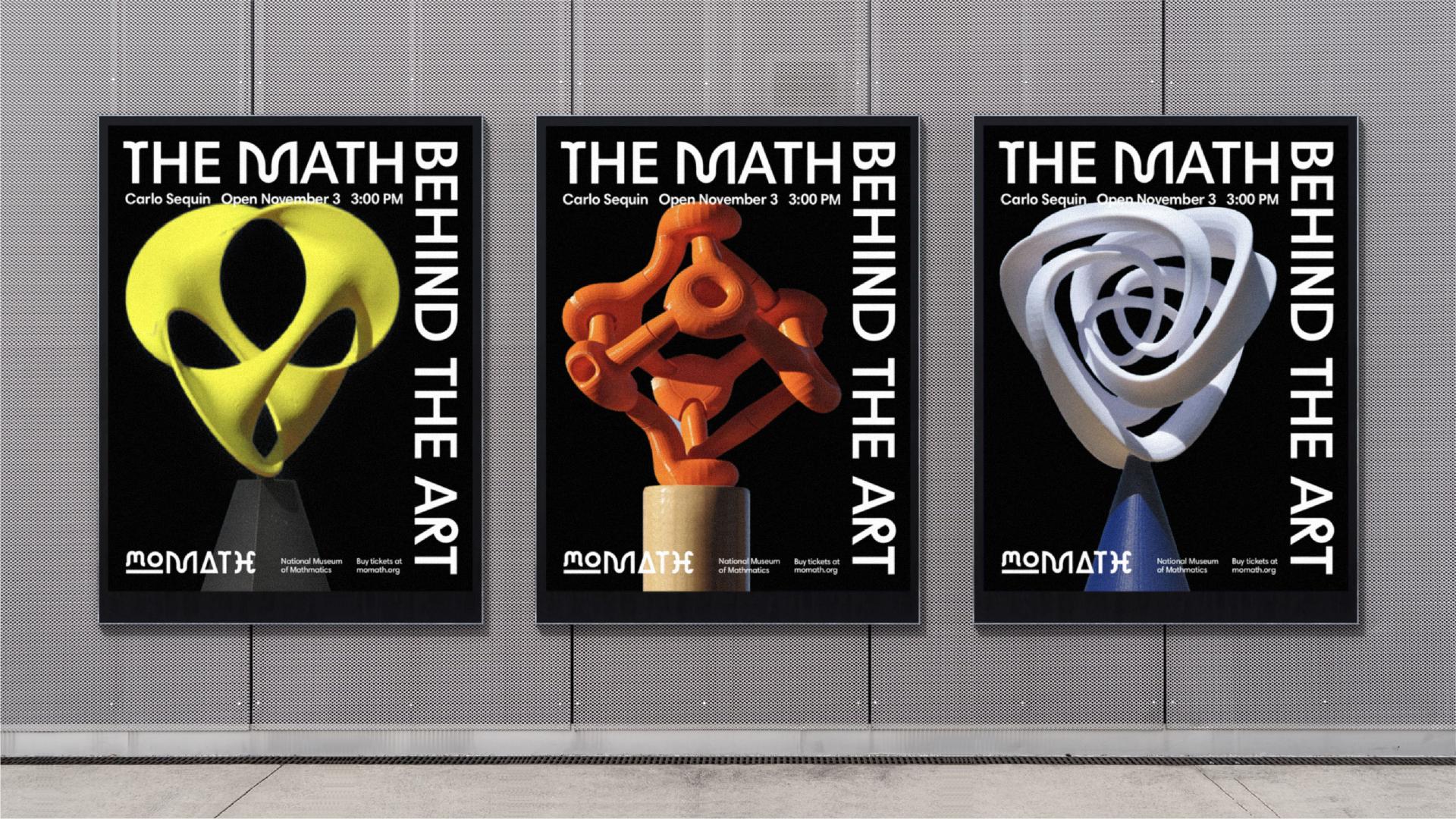 London Design Awards Winner - MoMath Experimental Identity