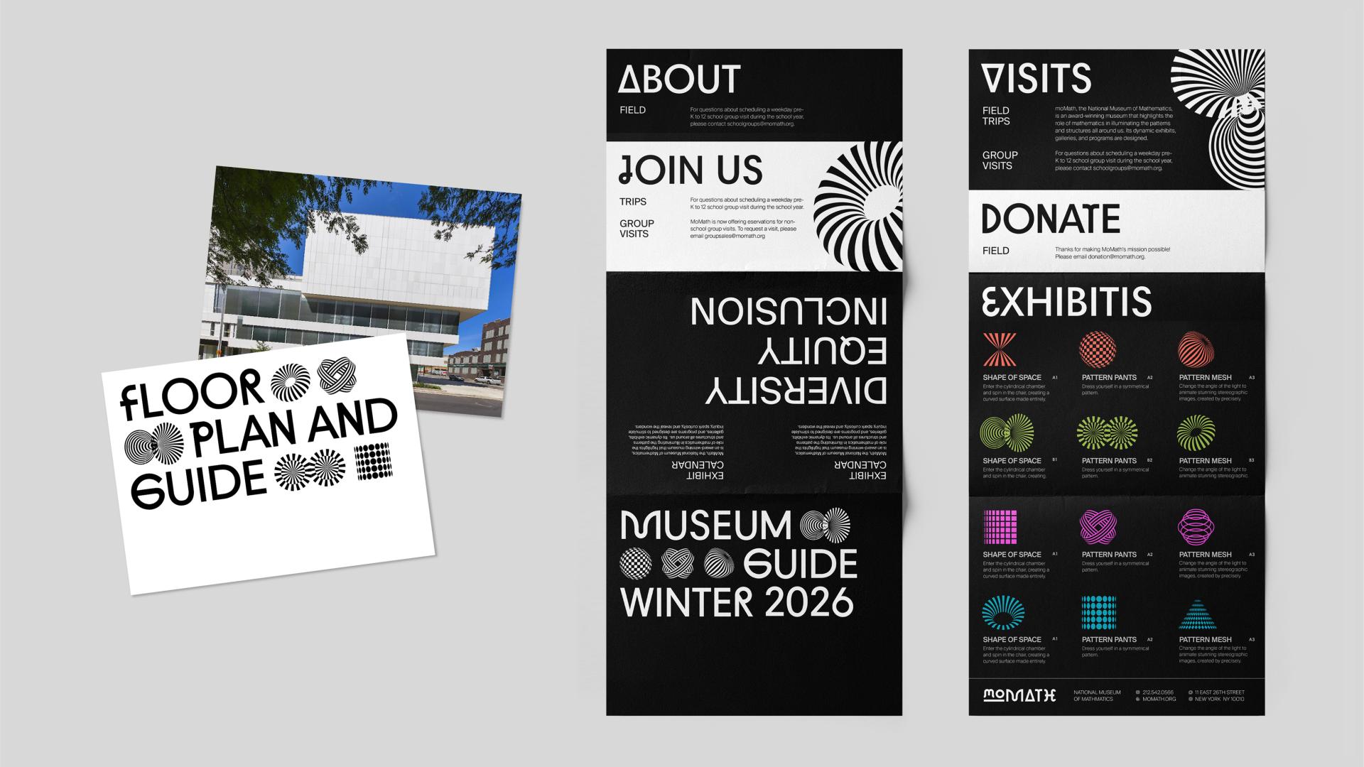 London Design Awards Winner - MoMath Experimental Identity